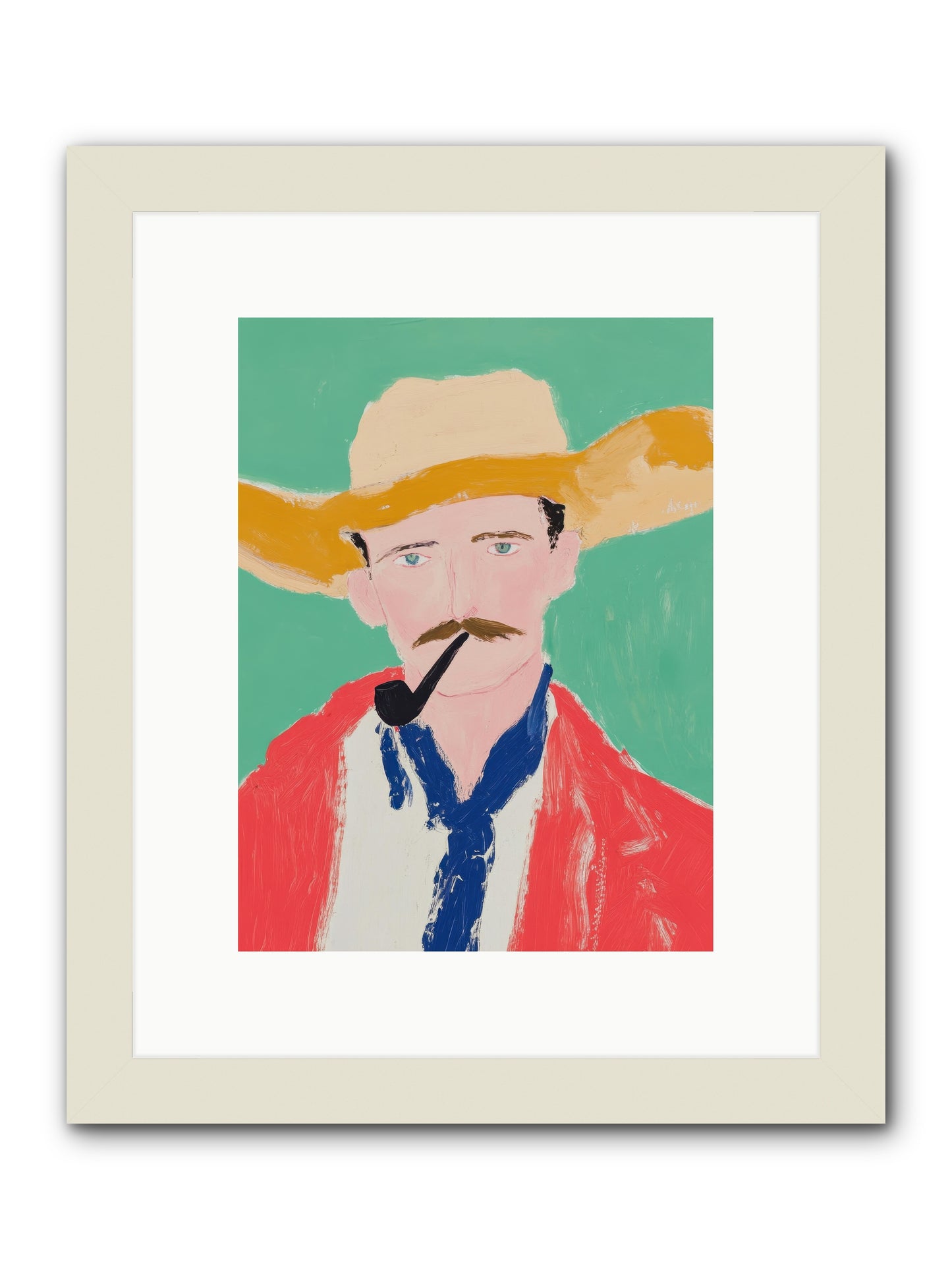Coyote Creek Legend -- Framed Print - White 9x12