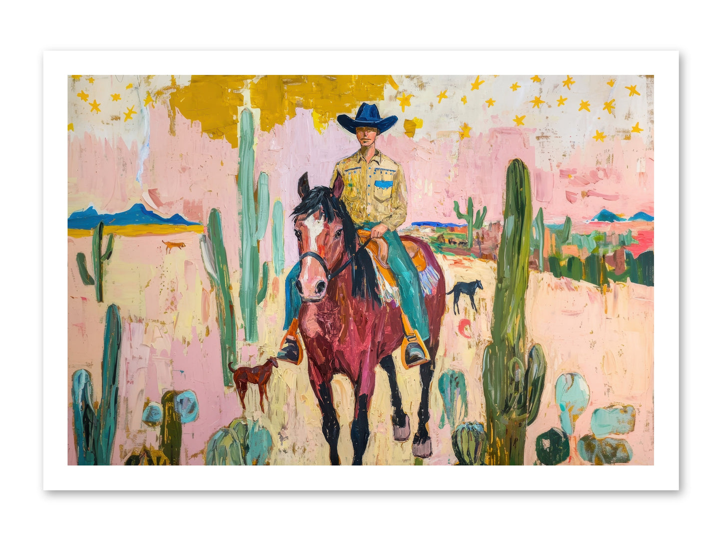 Coyote Crossing -- Loose Canvas Print 24x16