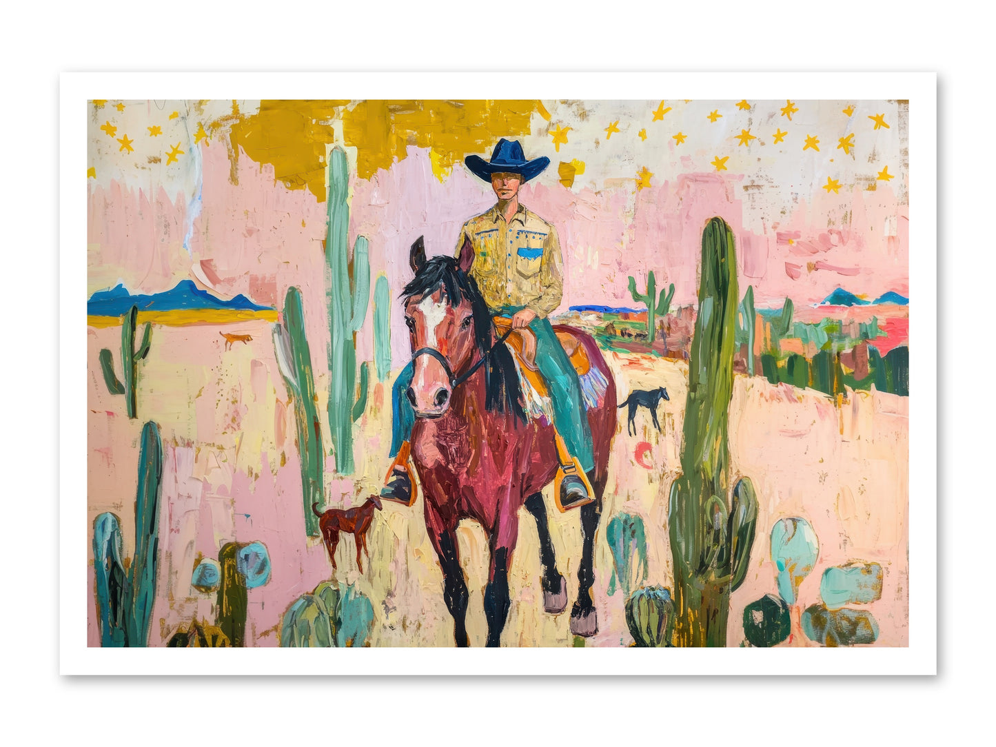 Coyote Crossing -- Paper Print 30x20