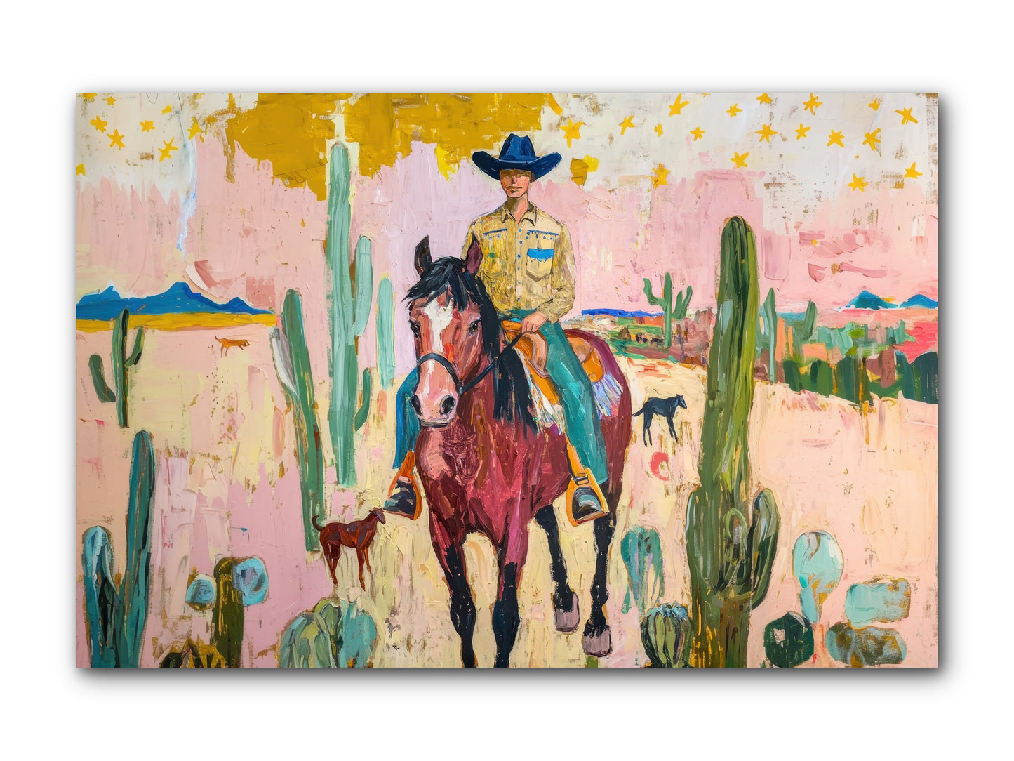 Coyote Crossing -- Wrapped Canvas 12x8
