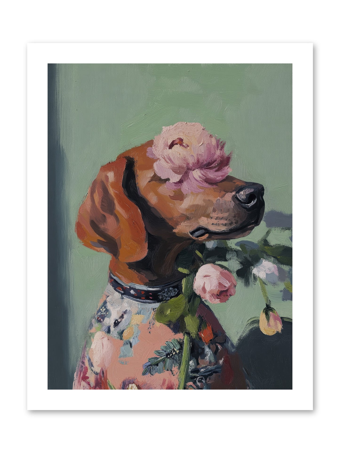Cream Puff -- Paper Print 12x16