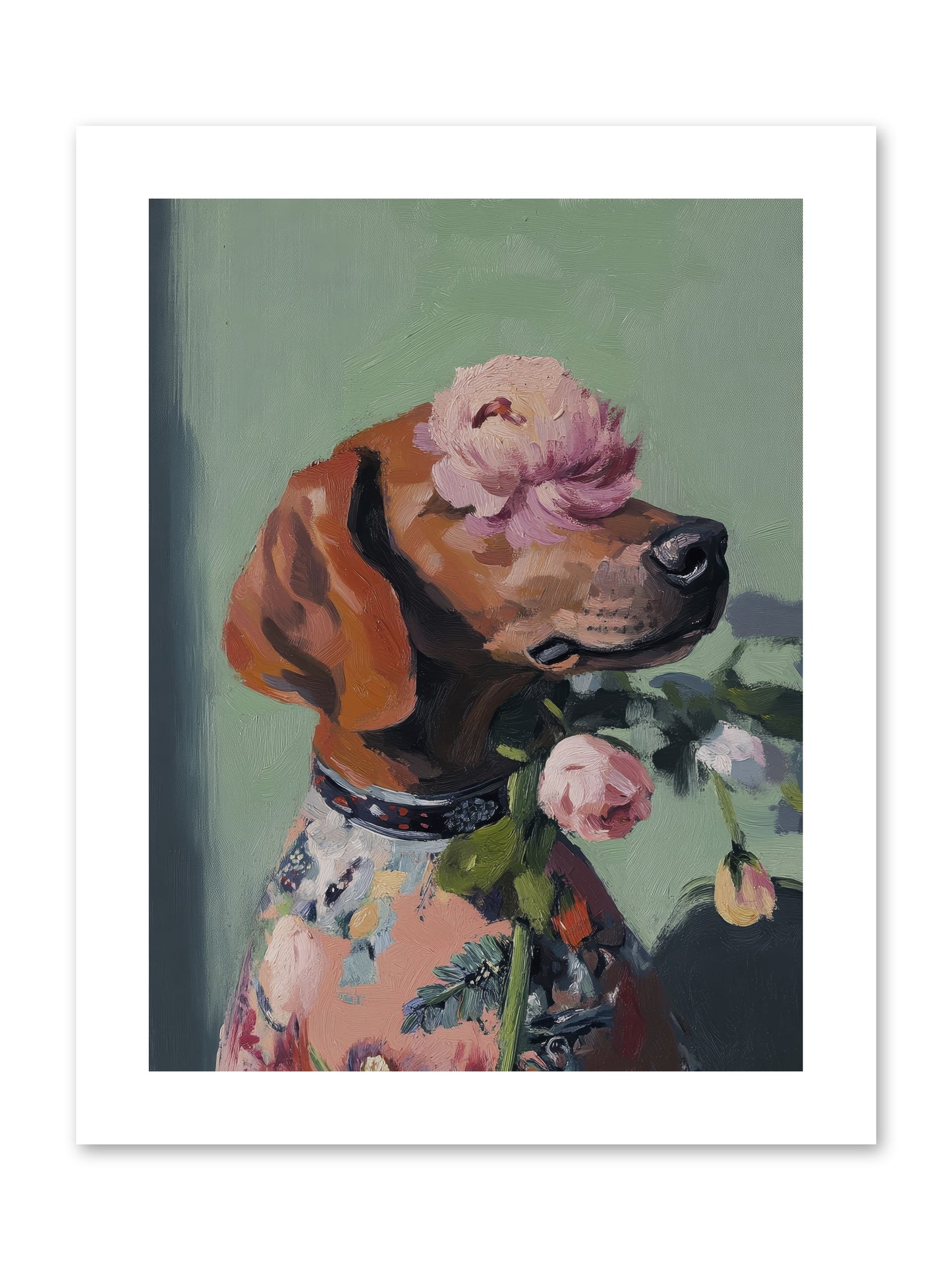 Cream Puff -- Paper Print 9x12