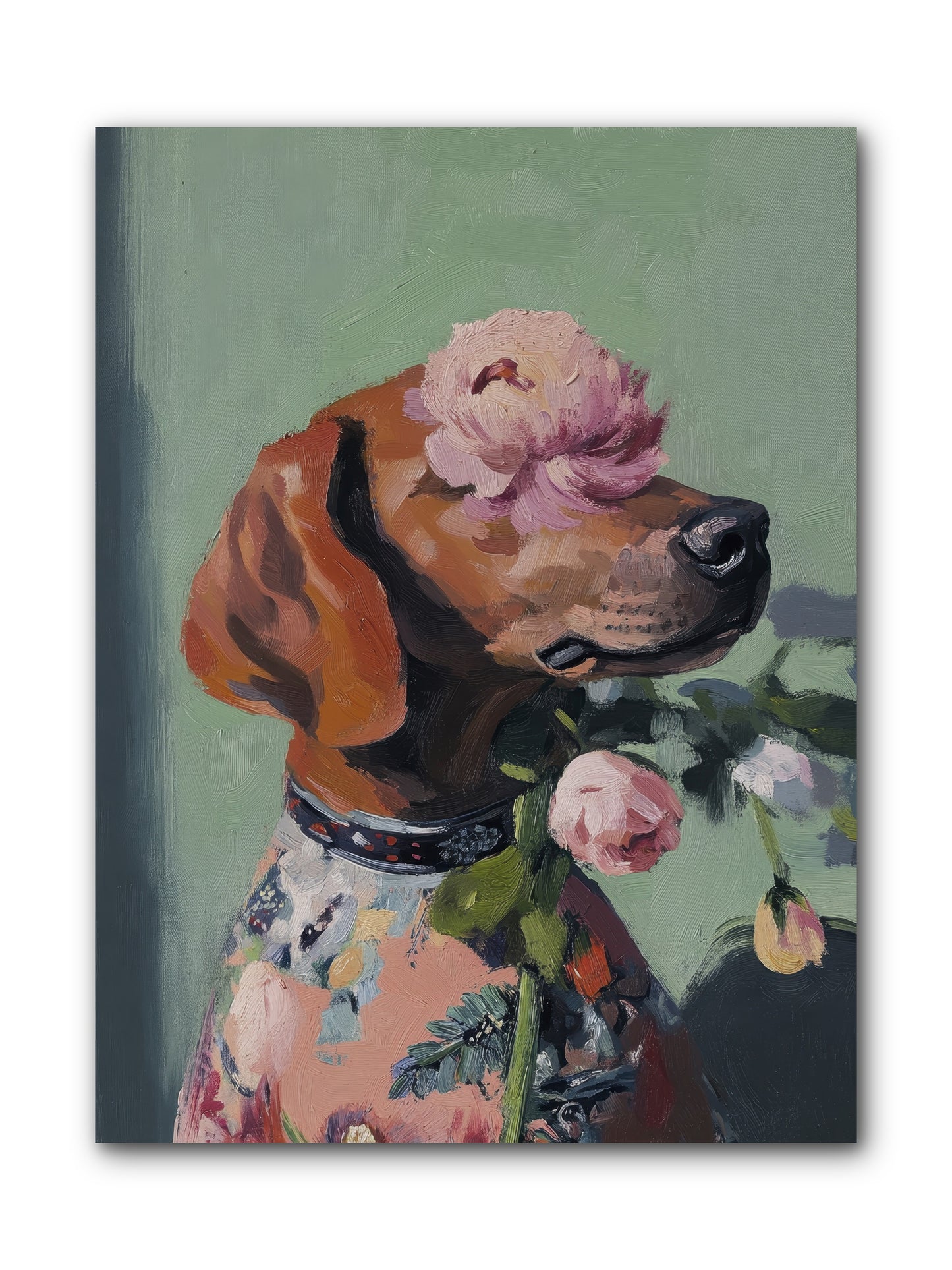 Cream Puff -- Wrapped Canvas 9x12