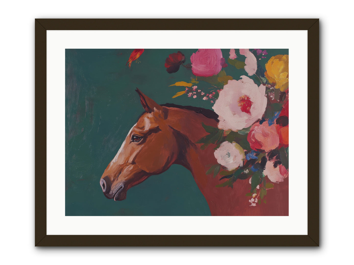 Creekside Solitude -- Framed Print - Black 24x18