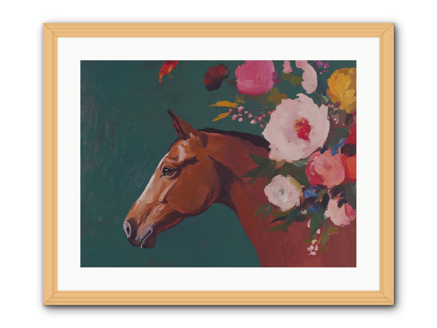Creekside Solitude -- Framed Print - Natural 24x18