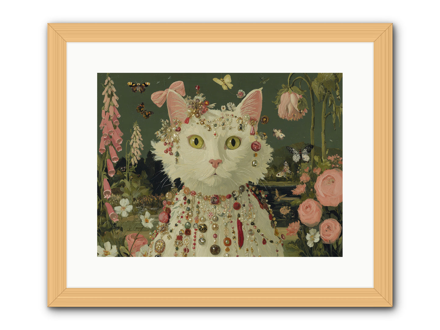 Cricket’s Lullaby -- Framed Print - Natural 16x12