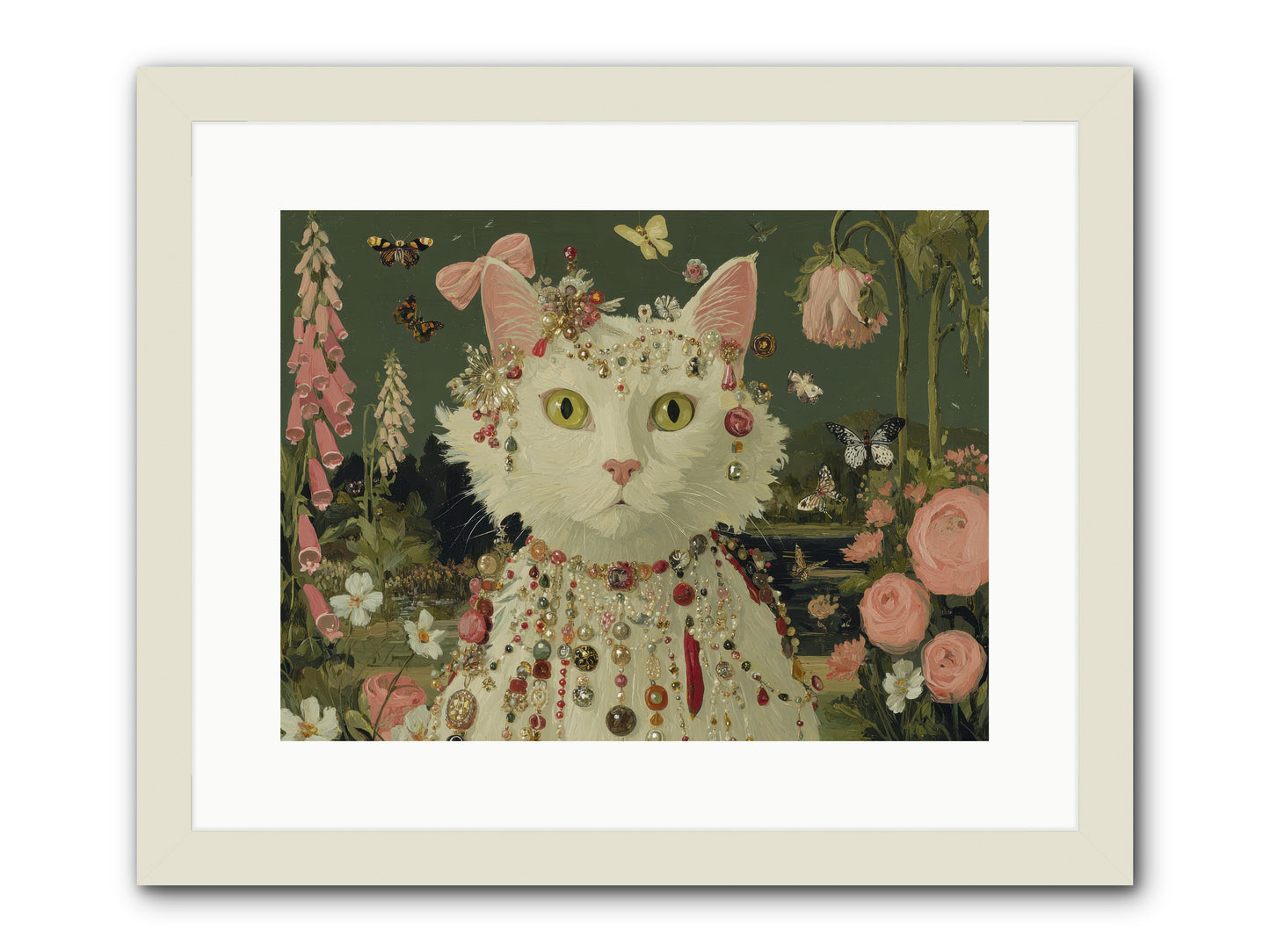 Cricket’s Lullaby -- Framed Print - White 16x12