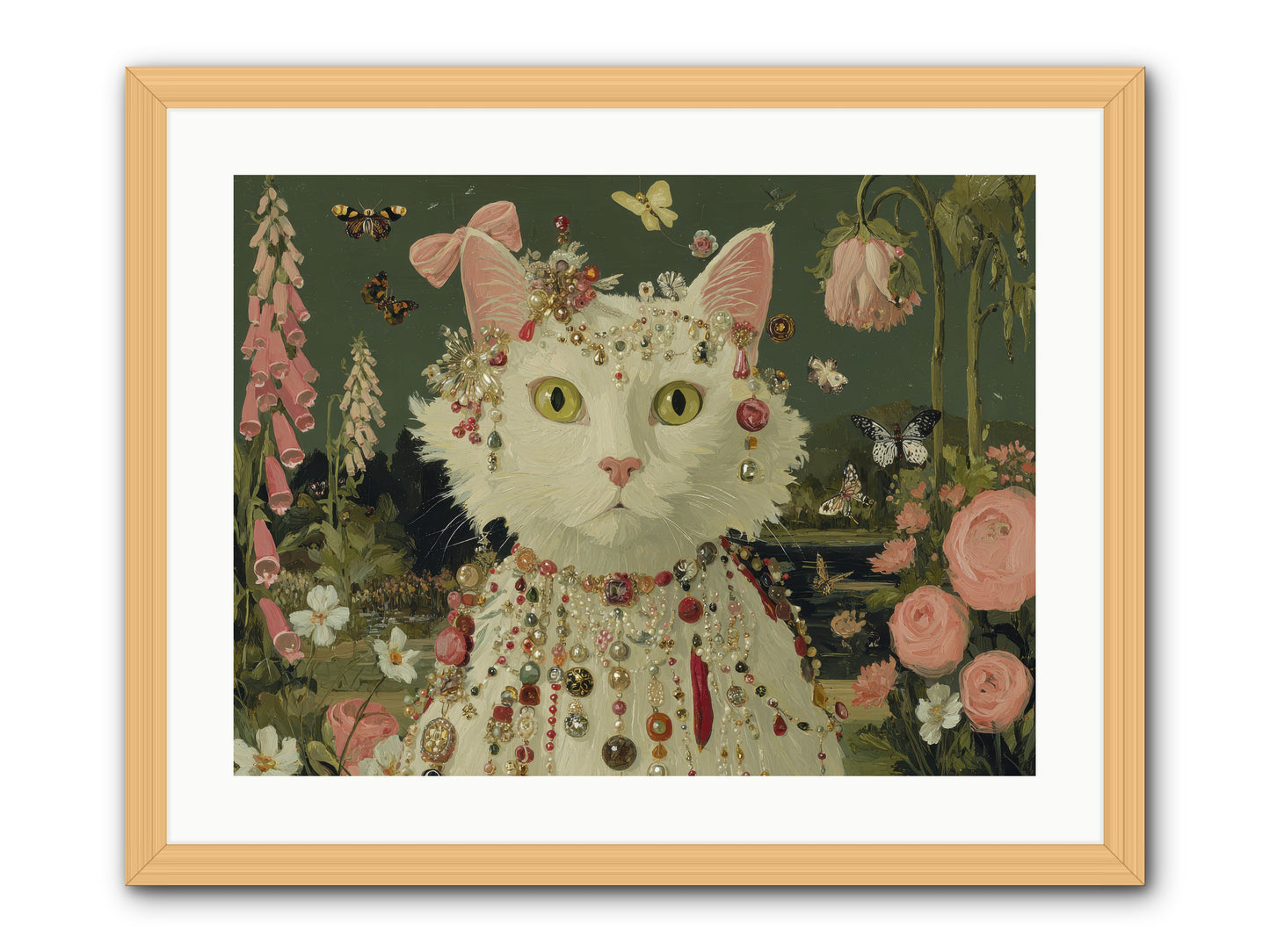 Cricket’s Lullaby -- Framed Print - Natural 24x18