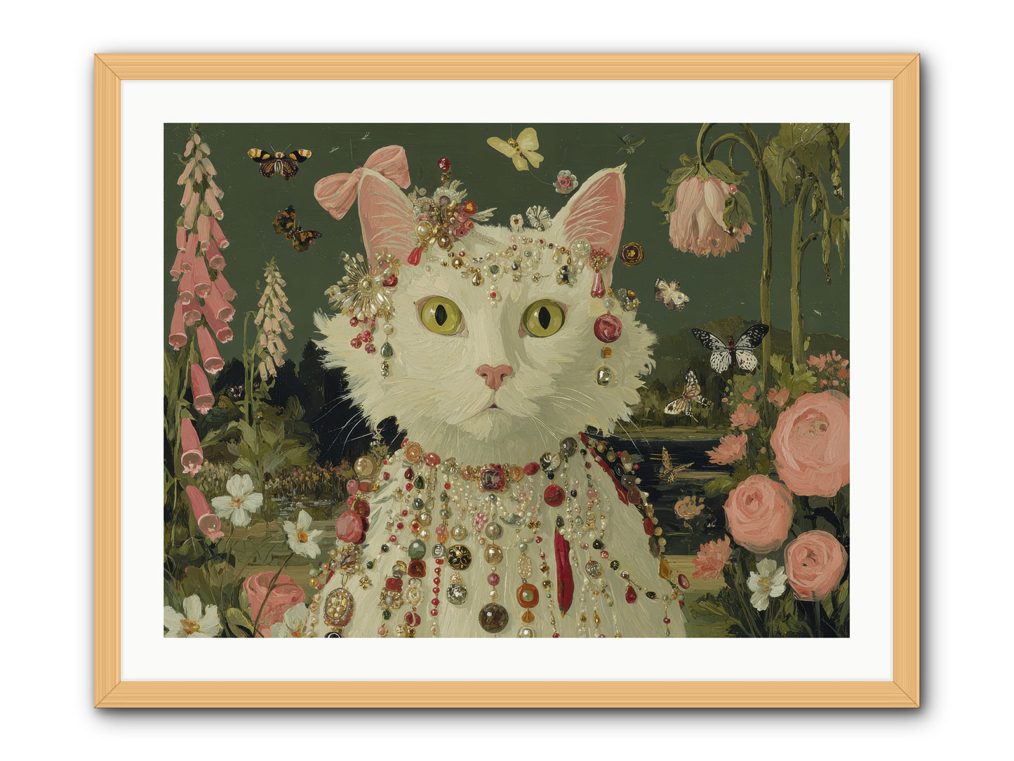 Cricket’s Lullaby -- Framed Print - Natural 32x24