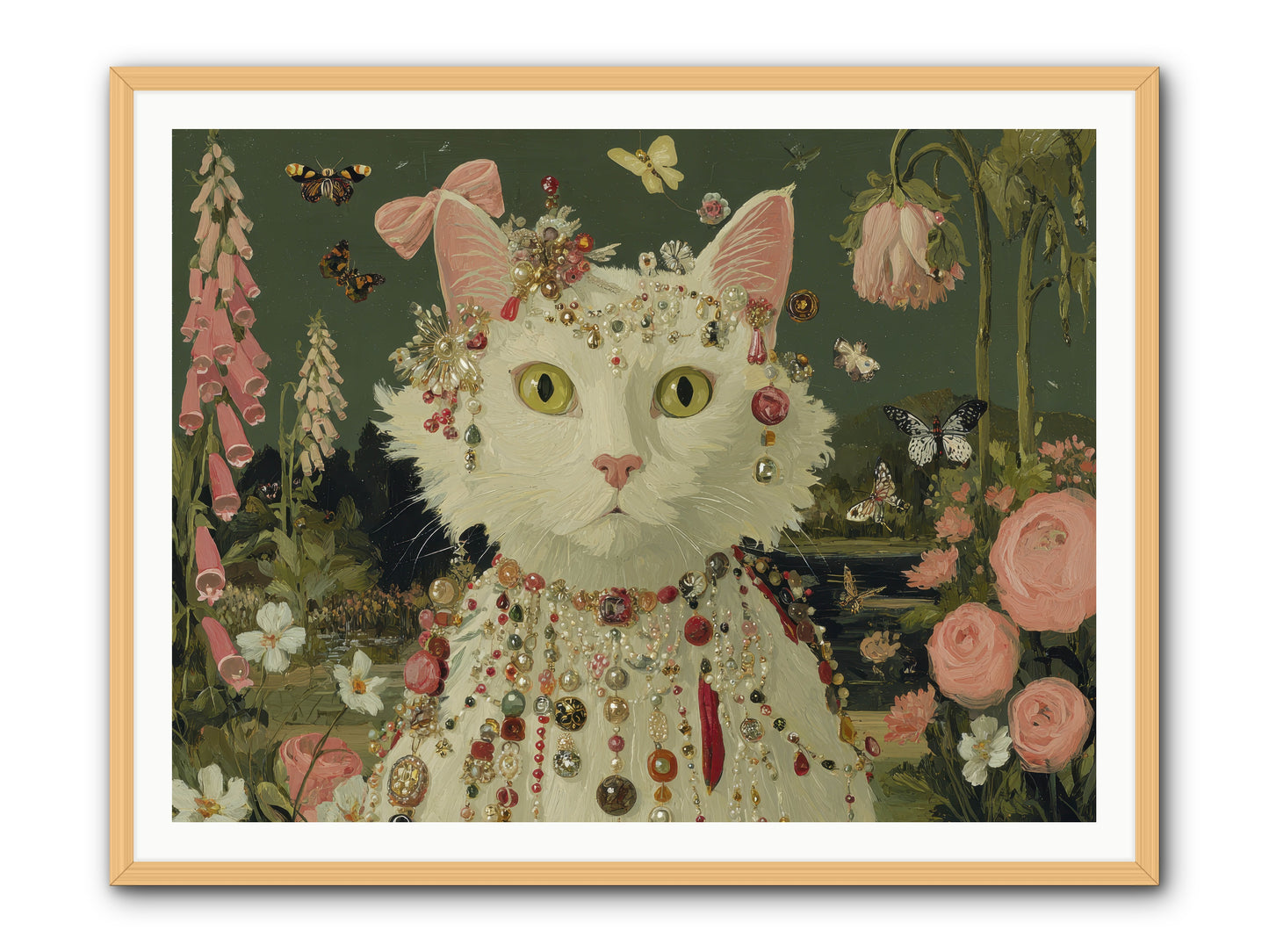 Cricket’s Lullaby -- Framed Print - Natural 48x36