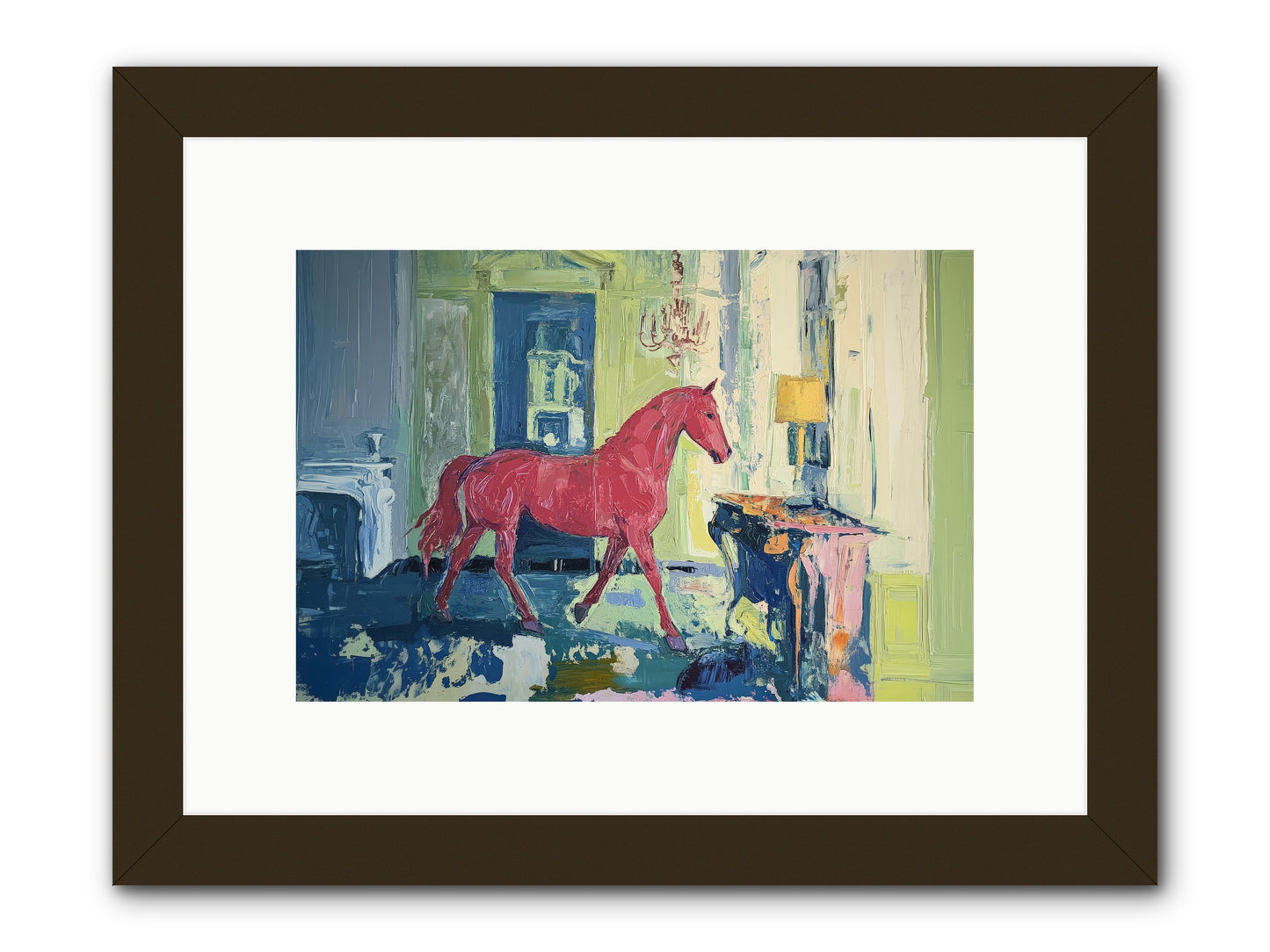 Crimson Tales -- Framed Print - Black 12x8