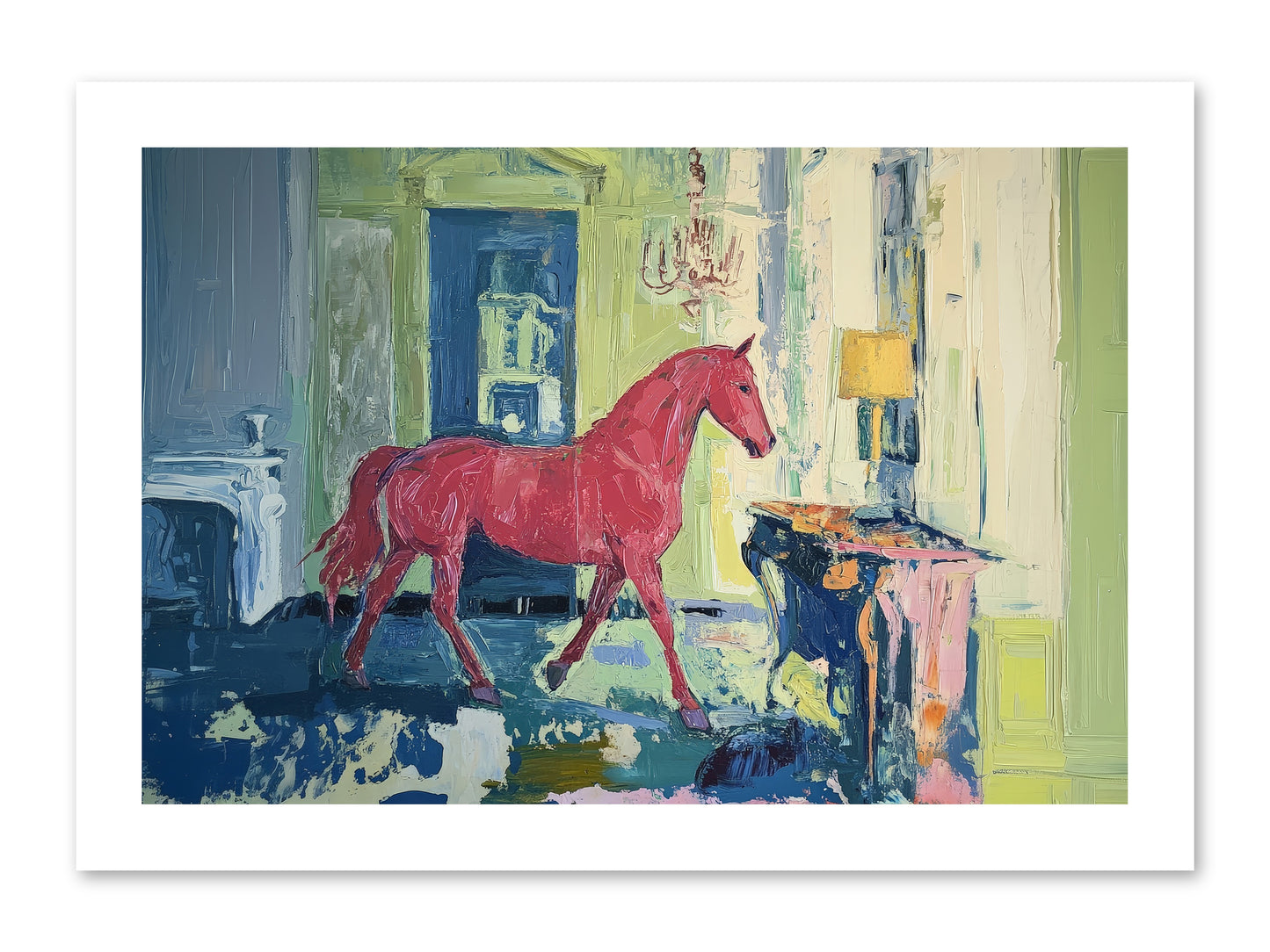 Crimson Tales -- Loose Canvas Print 15x10