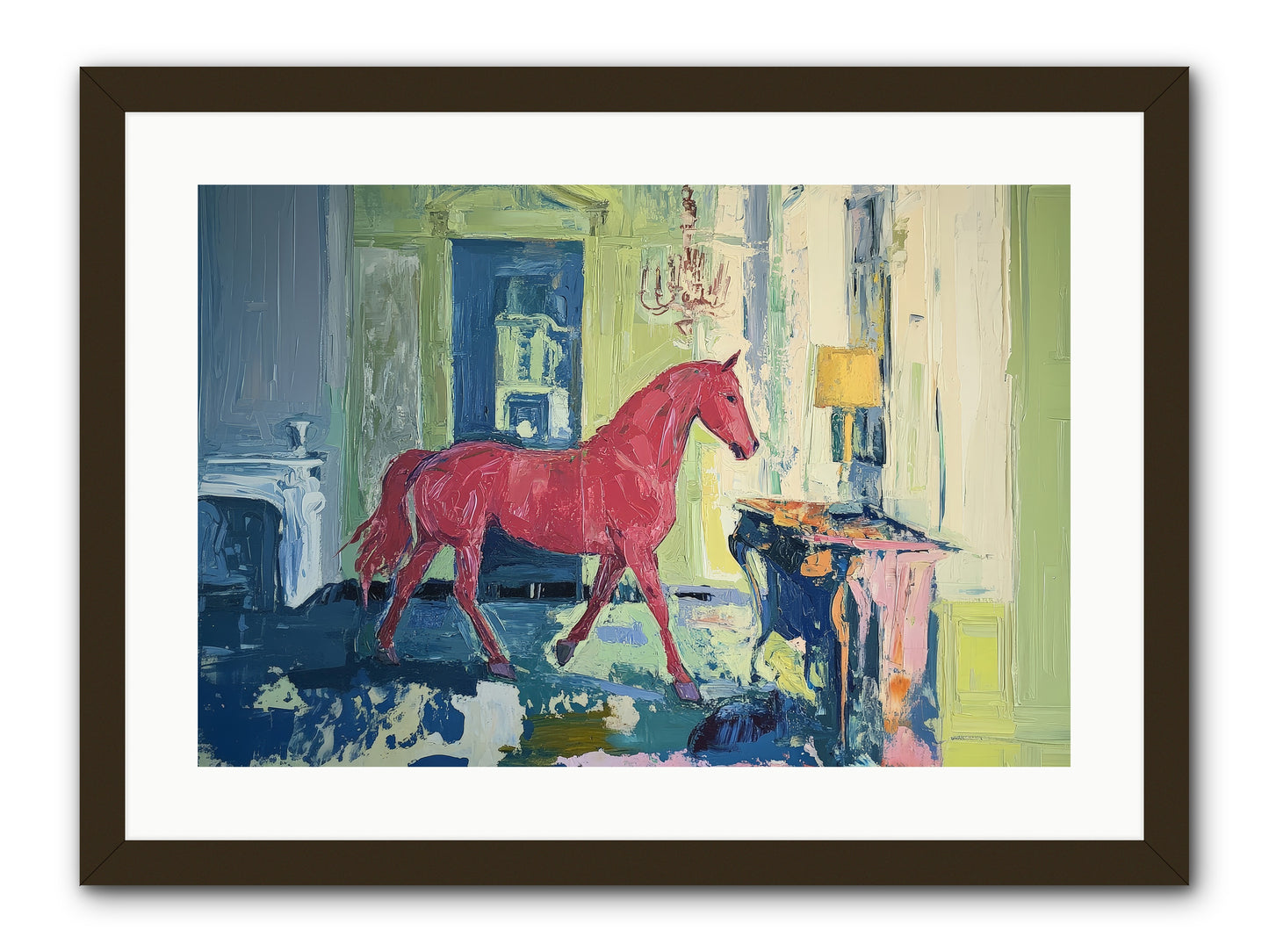 Crimson Tales -- Framed Print - Black 24x16