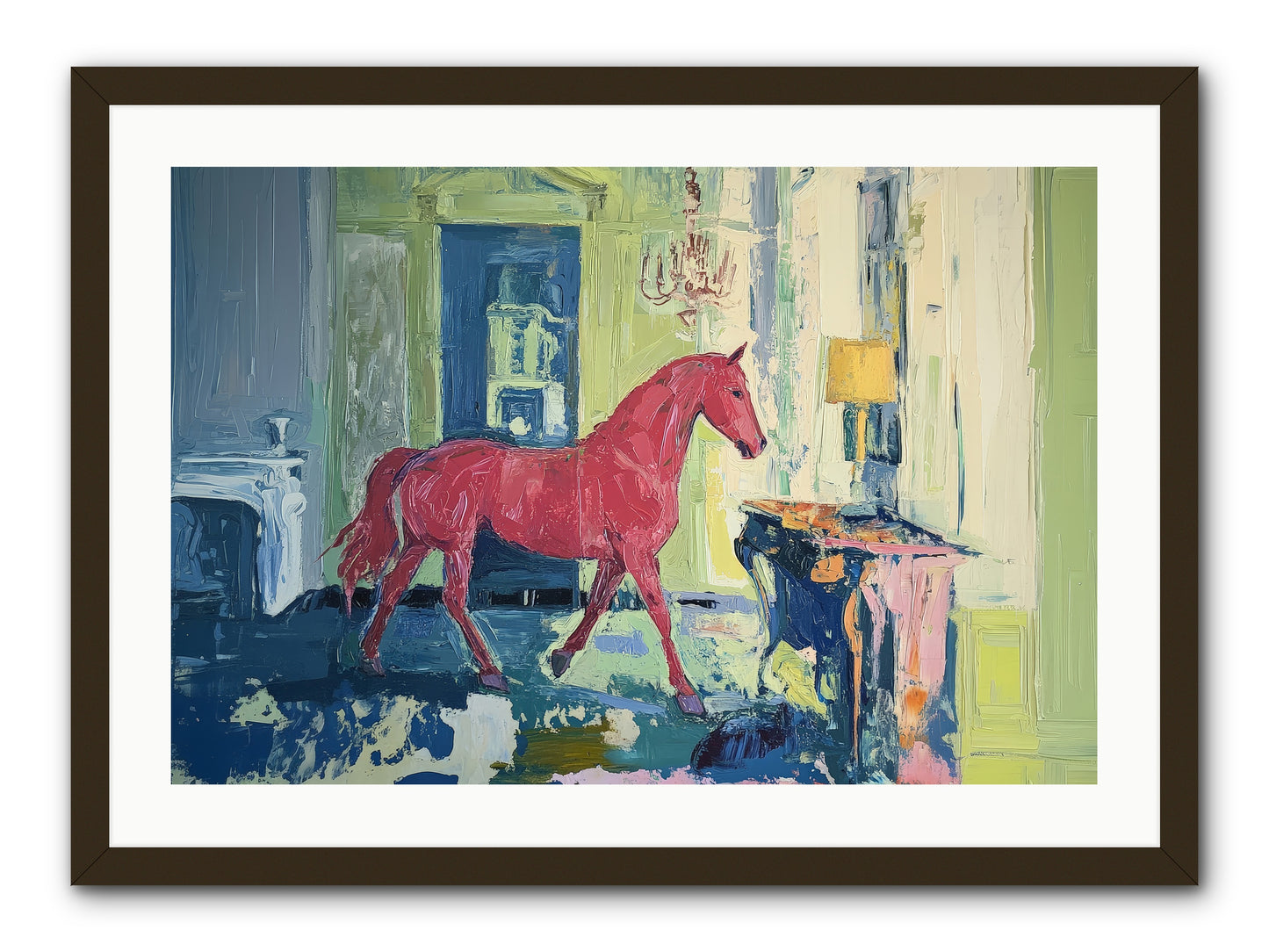 Crimson Tales -- Framed Print - Black 30x20