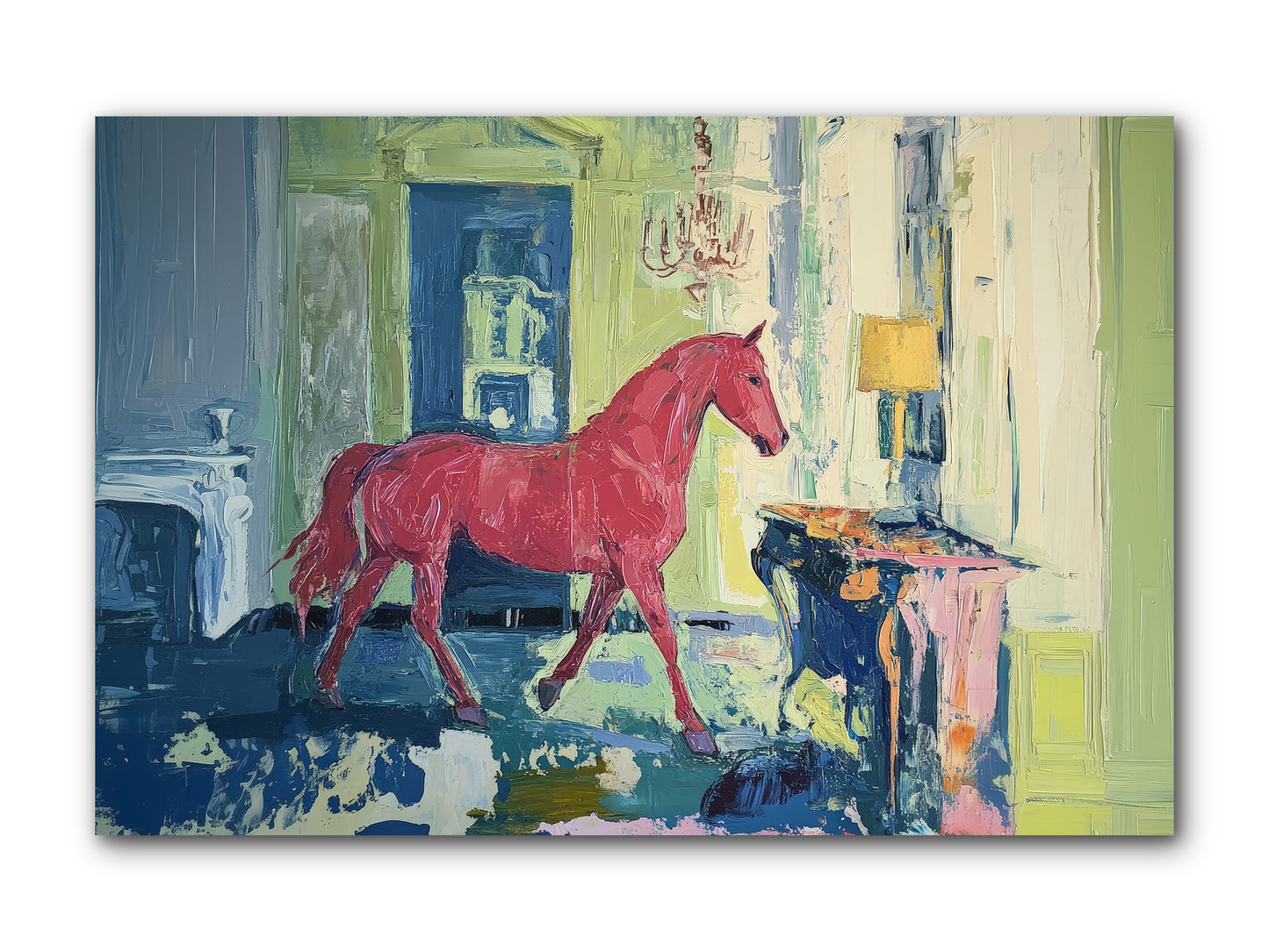 Crimson Tales -- Wrapped Canvas 12x8