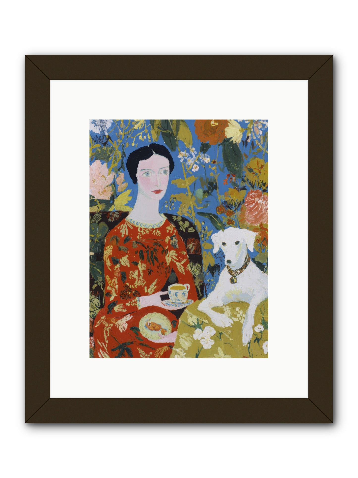 Crimson Toast Chronicles-REZ -- Framed Print - Black 9x12