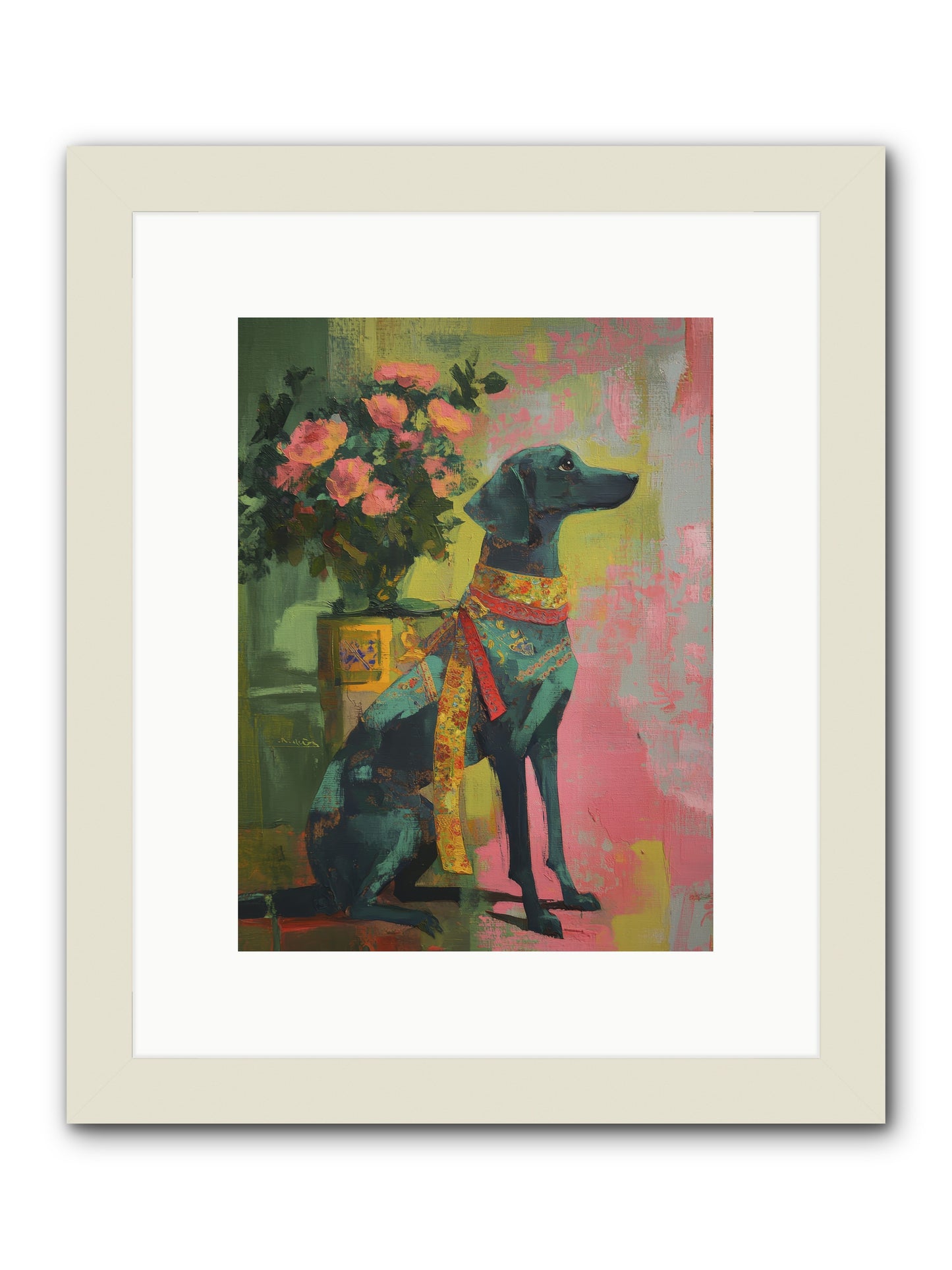 Crown Jewel -- Framed Print - White 9x12