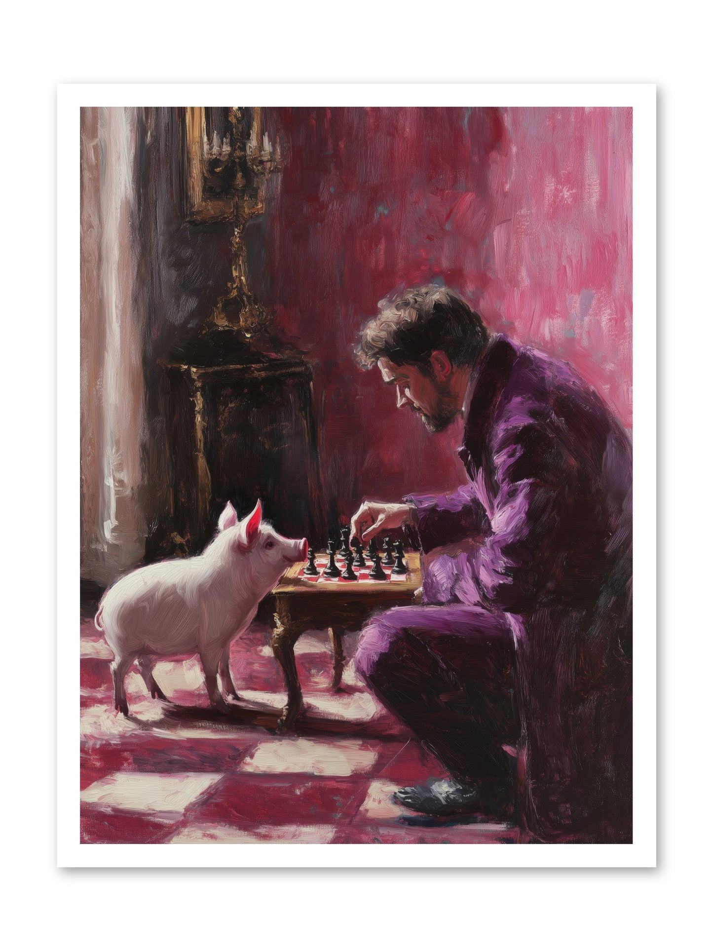Crown Prince Of Truffles -- Loose Canvas Print 24x32