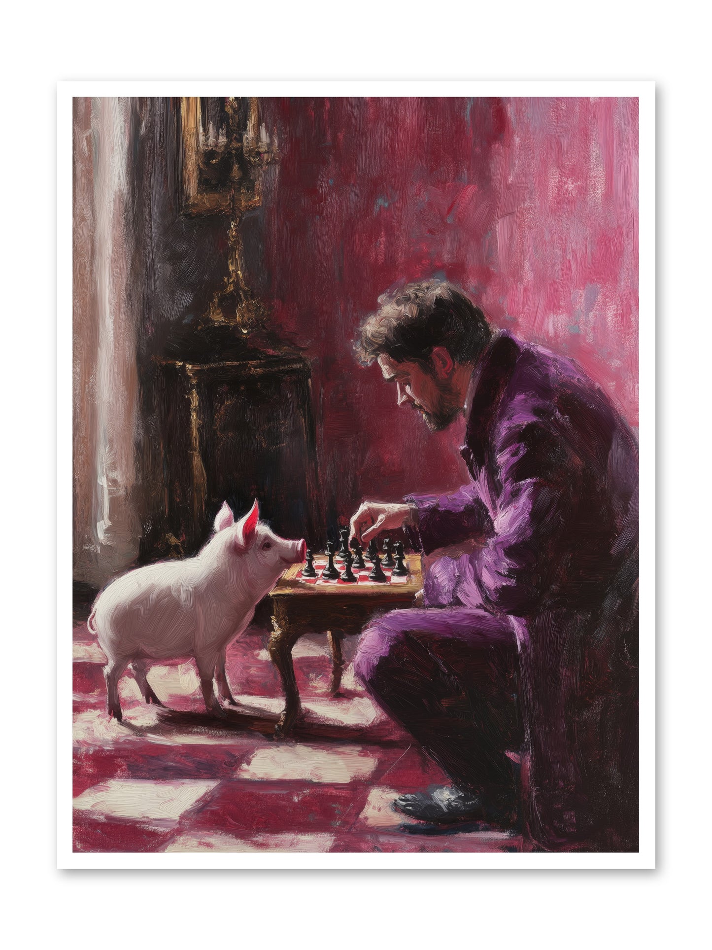 Crown Prince Of Truffles -- Loose Canvas Print 36x48