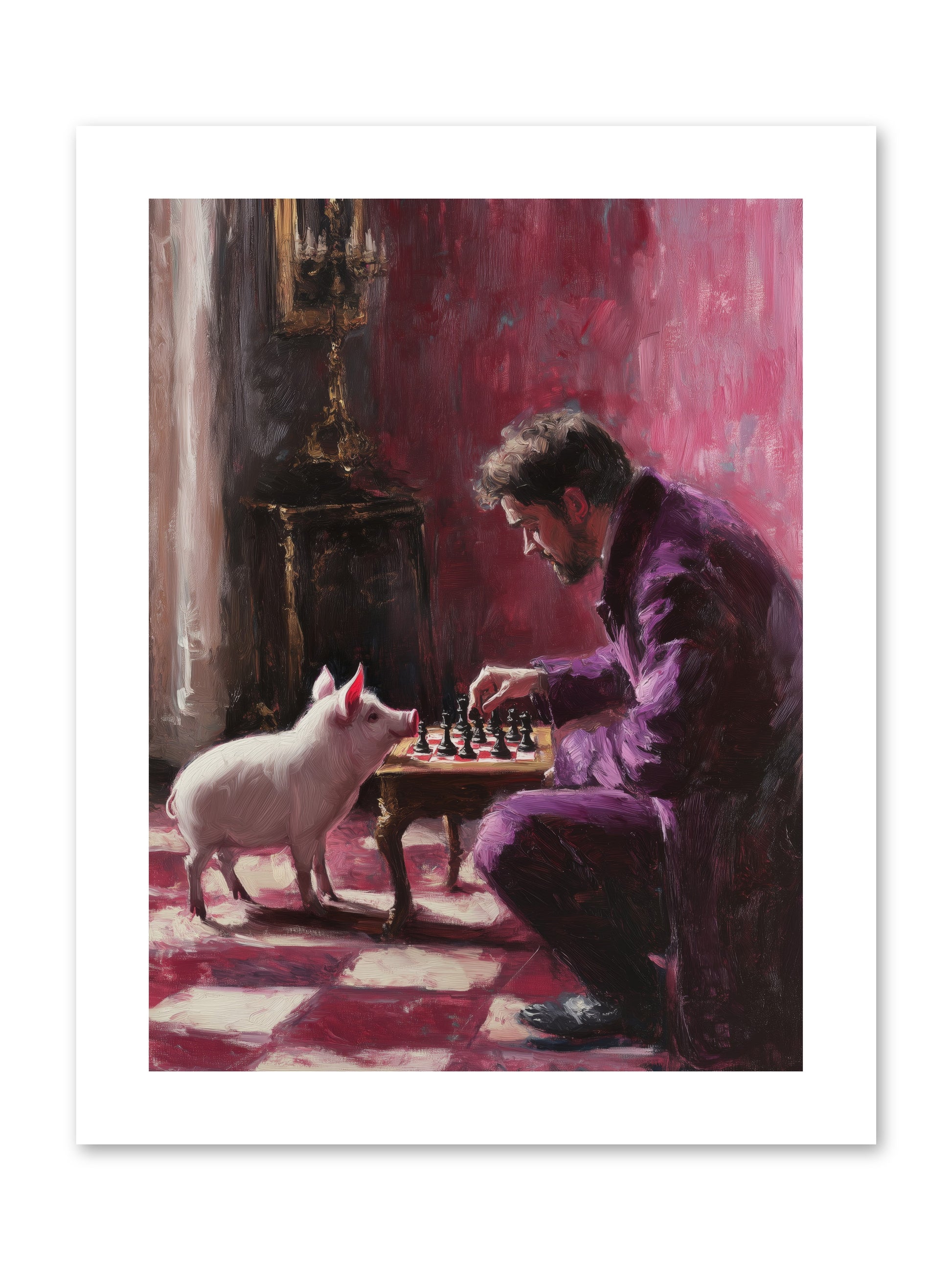 Crown Prince Of Truffles -- Paper Print 9x12