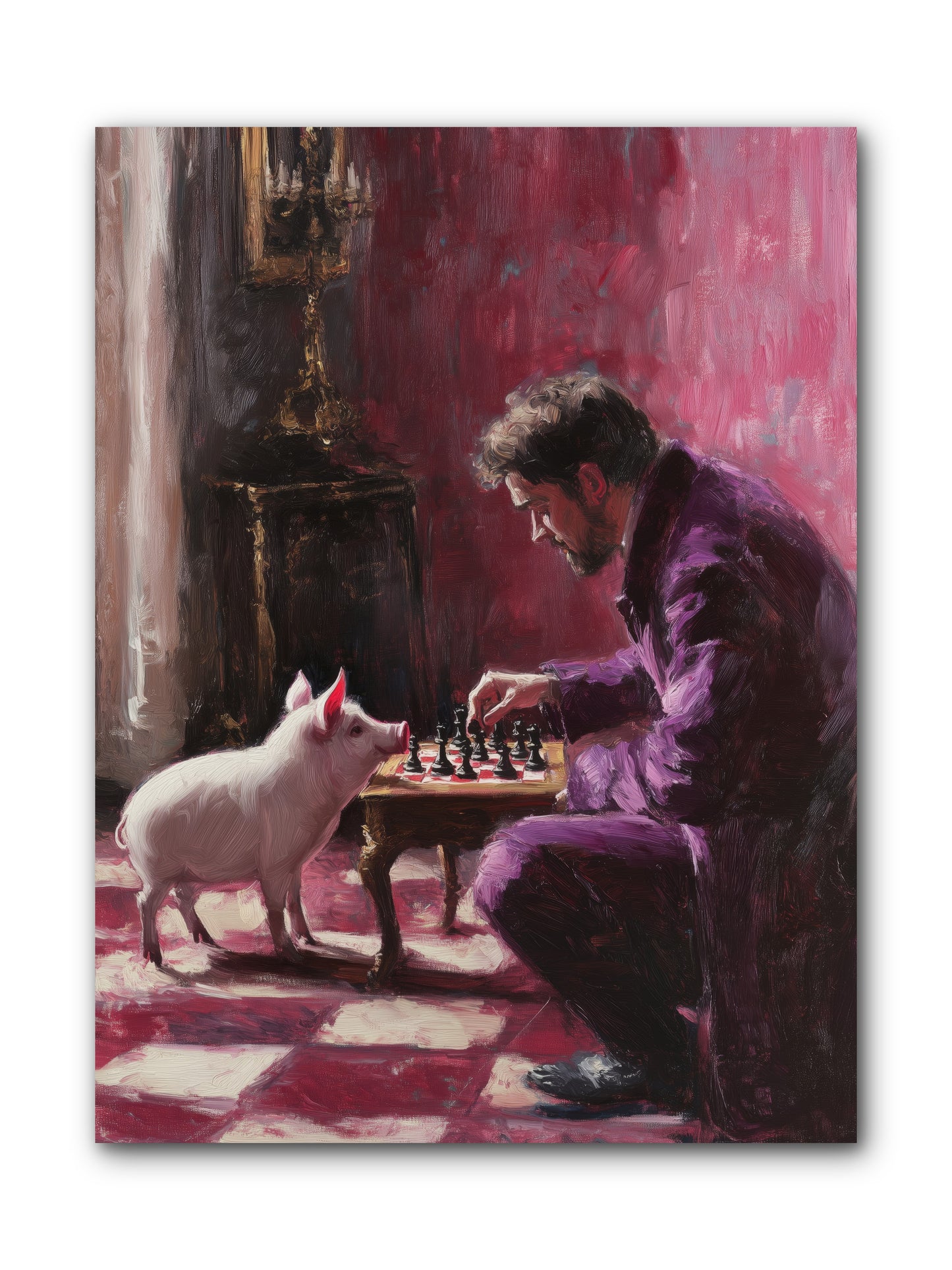 Crown Prince Of Truffles -- Wrapped Canvas 9x12