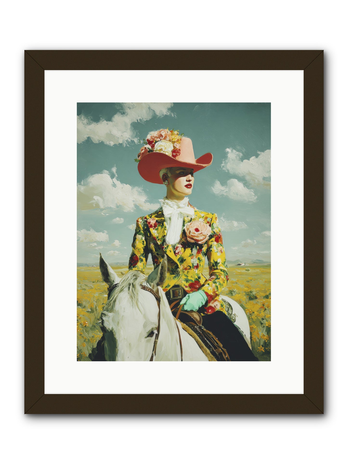 Crown & Cloak-REZ -- Framed Print - Black 12x16