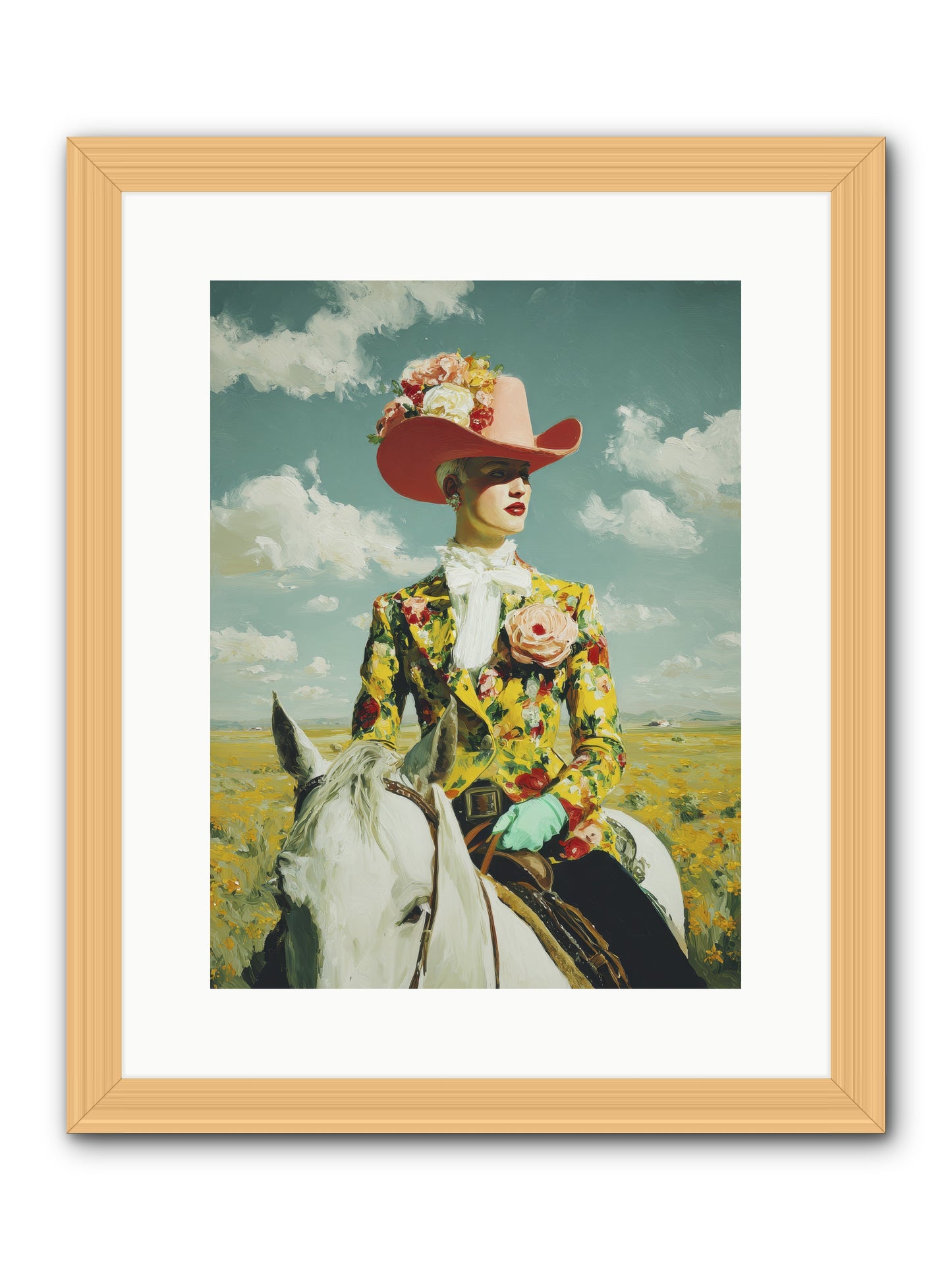 Crown & Cloak-REZ -- Framed Print - Natural 12x16