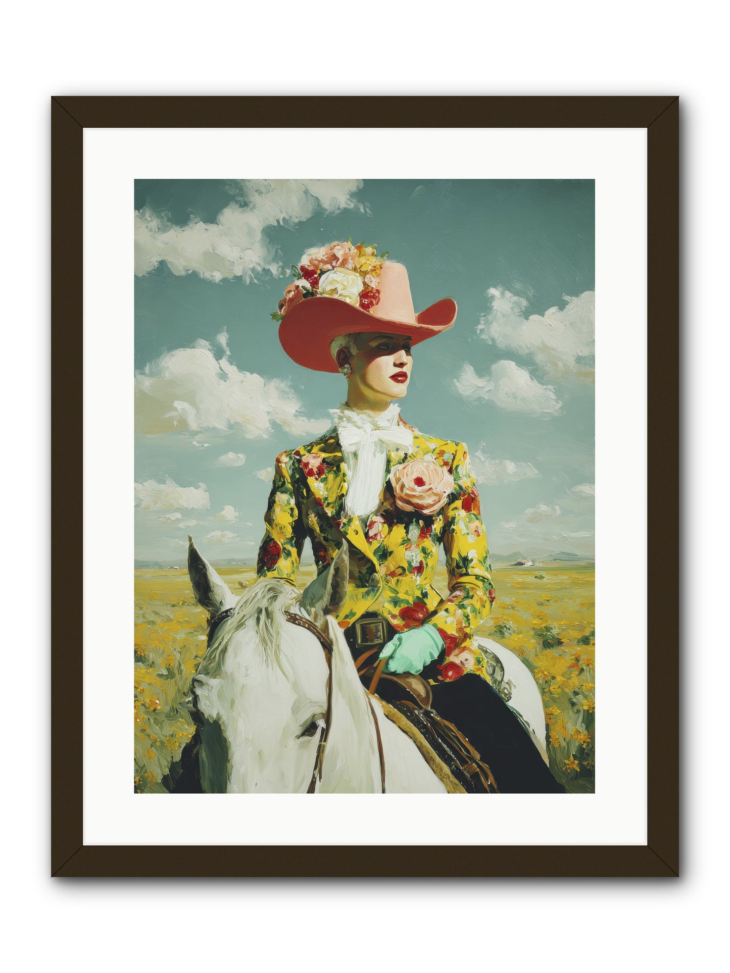 Crown & Cloak-REZ -- Framed Print - Black 18x24