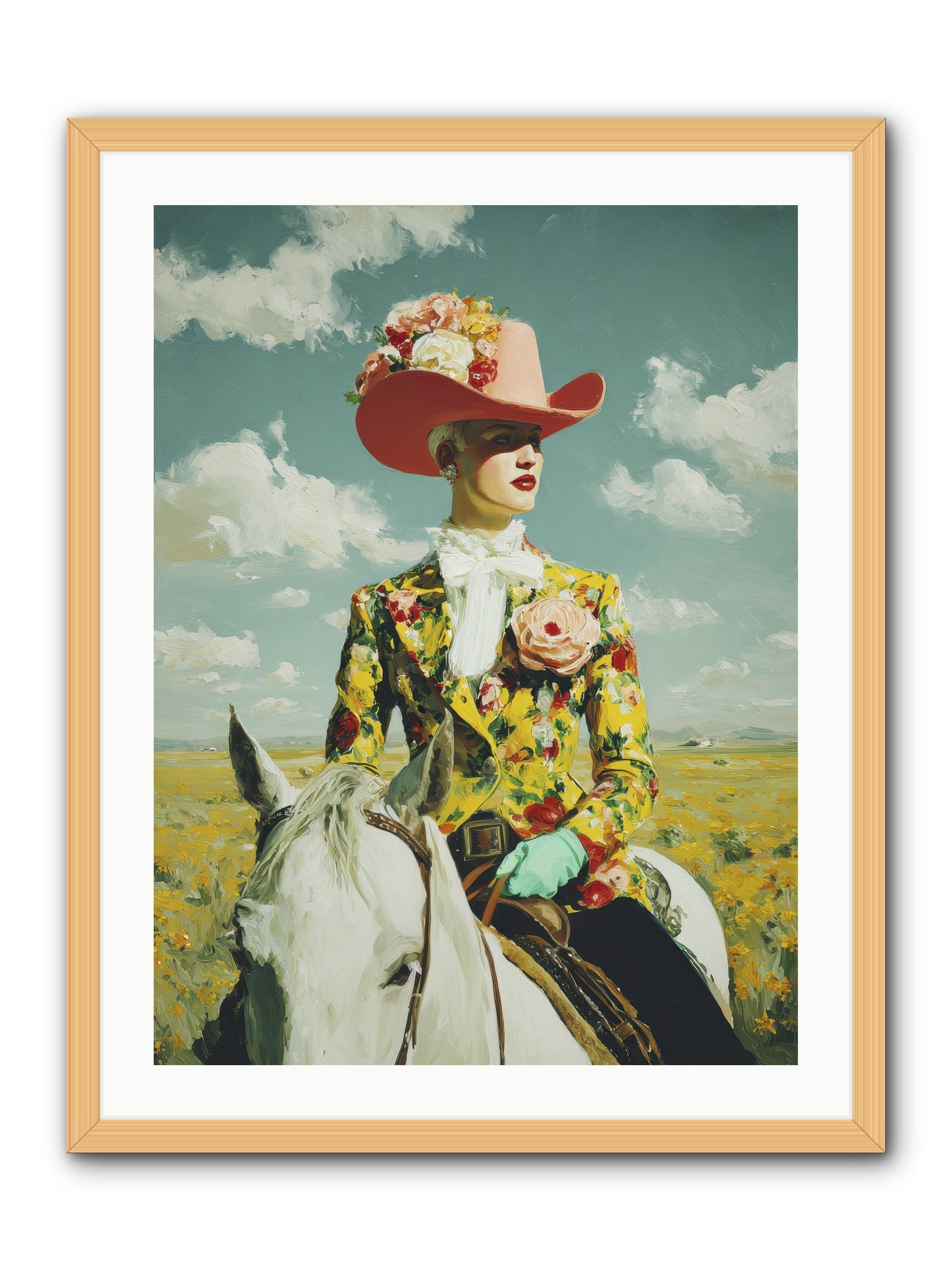 Crown & Cloak-REZ -- Framed Print - Natural 24x32