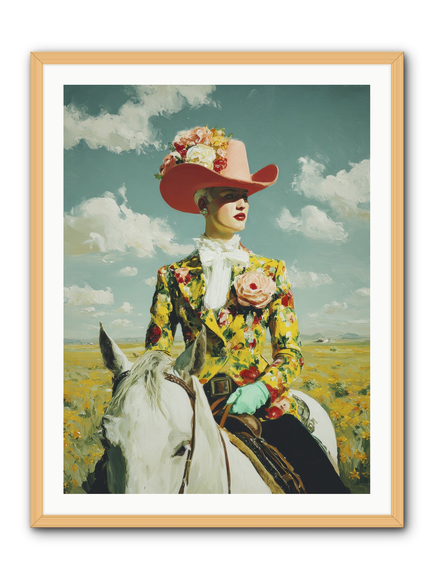 Crown & Cloak-REZ -- Framed Print - Natural 30x40