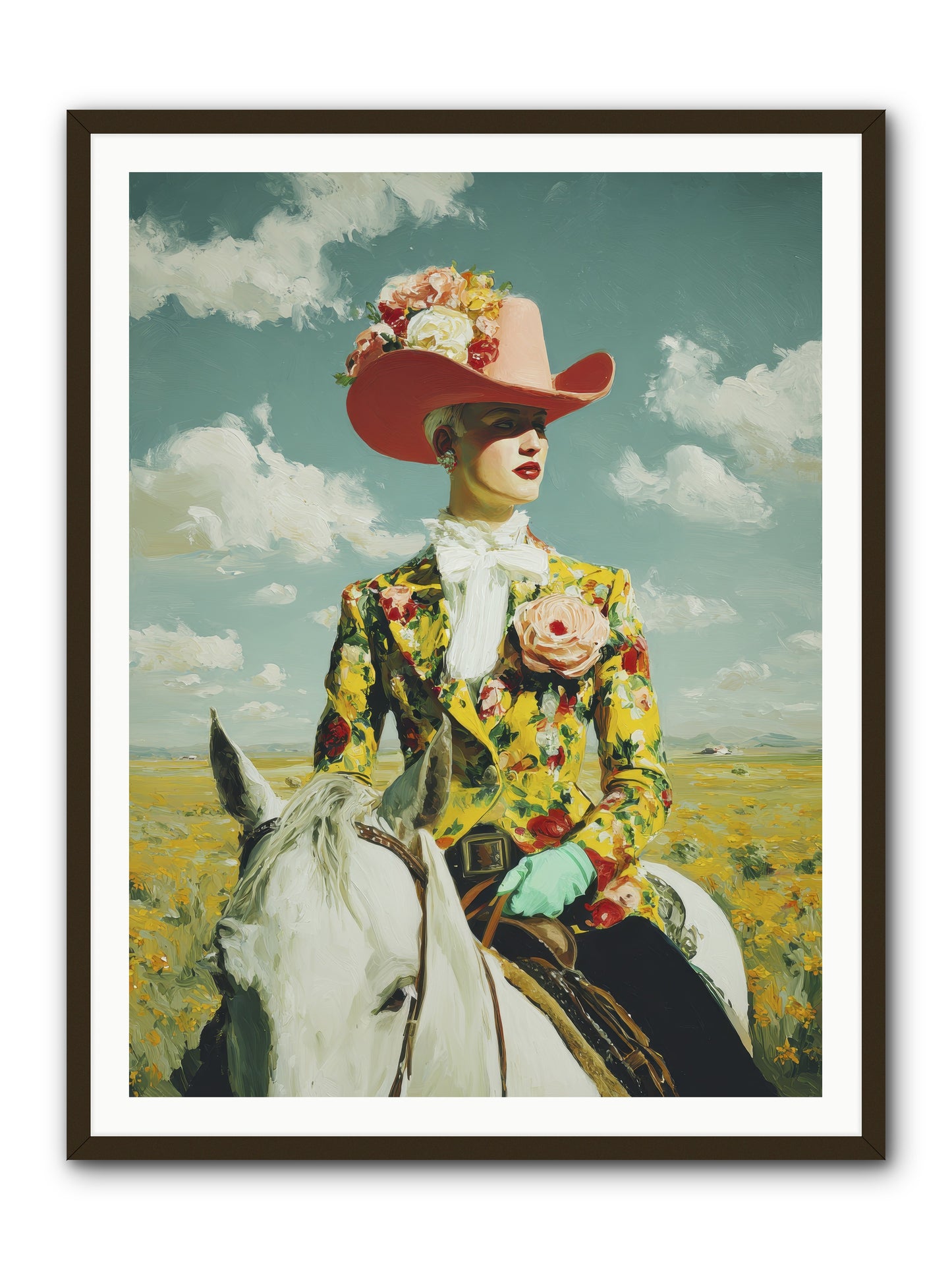 Crown & Cloak-REZ -- Framed Print - Black 36x48