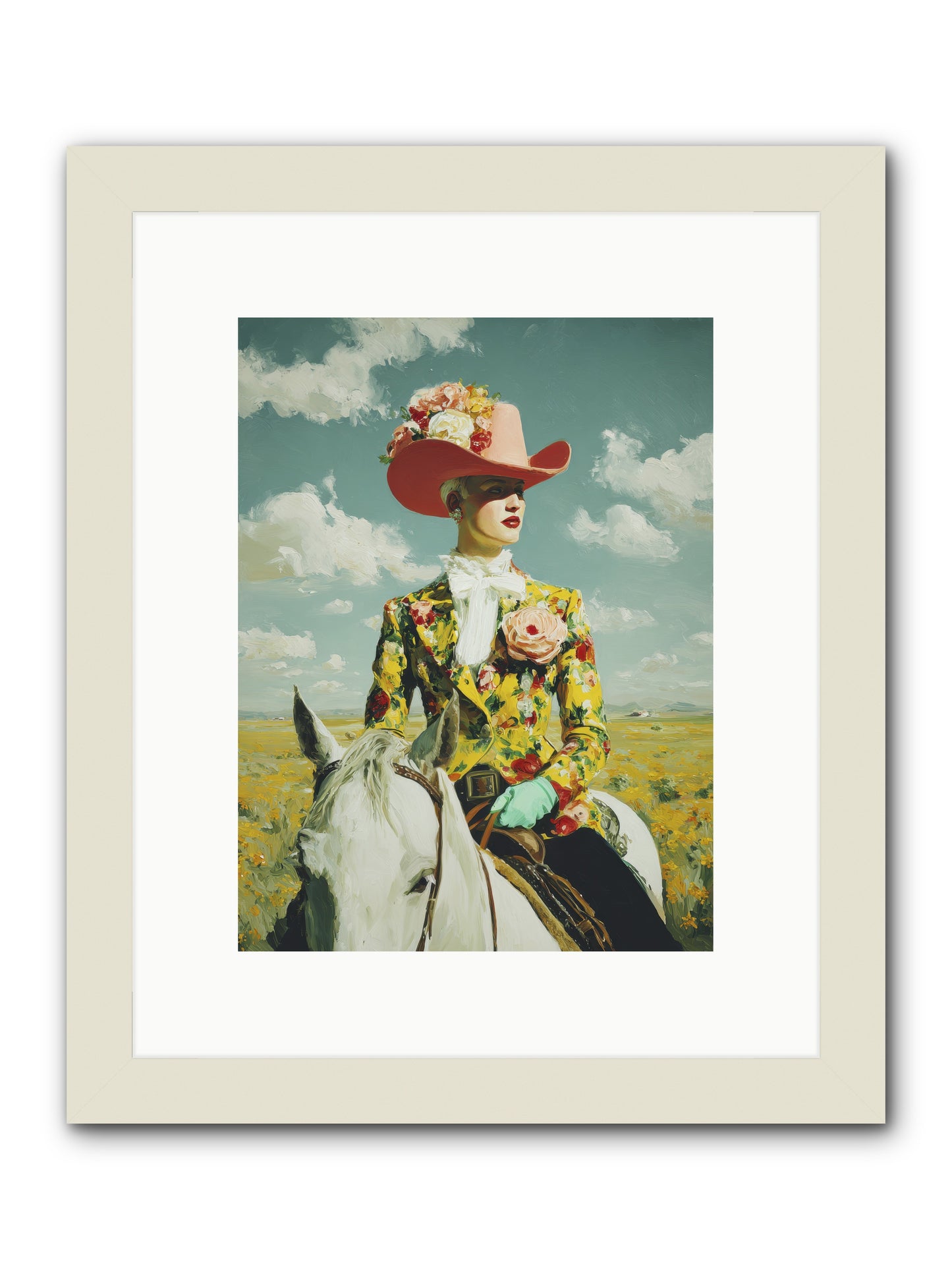 Crown & Cloak-REZ -- Framed Print - White 9x12