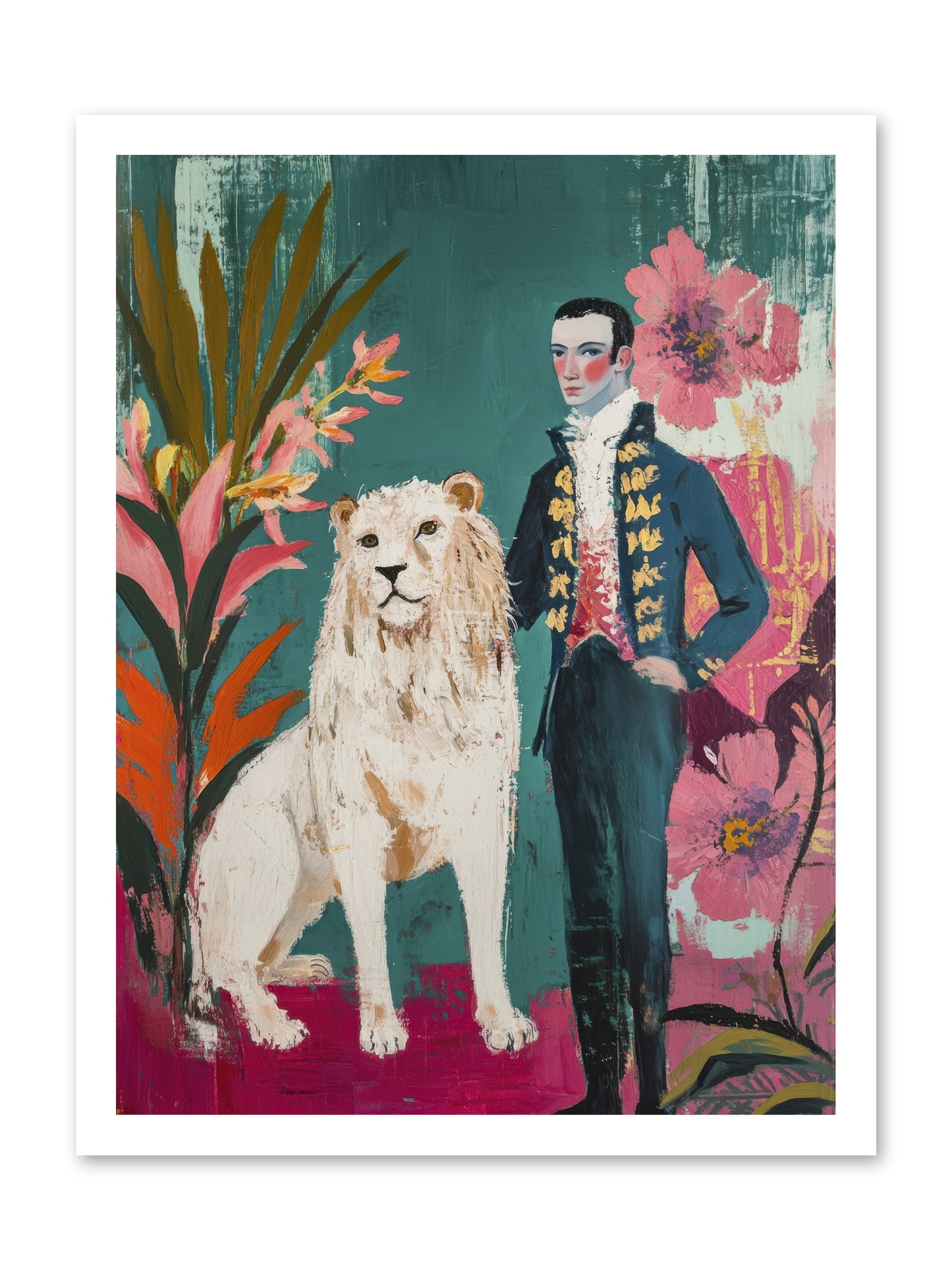 Crown & Mane -- Paper Print 18x24