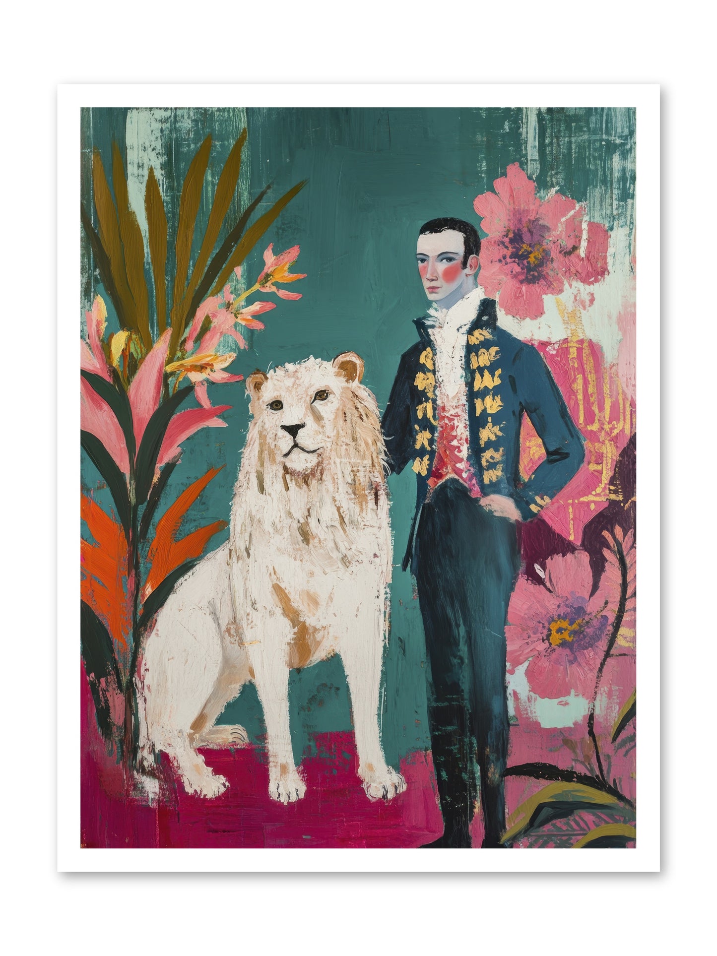 Crown & Mane -- Paper Print 24x32