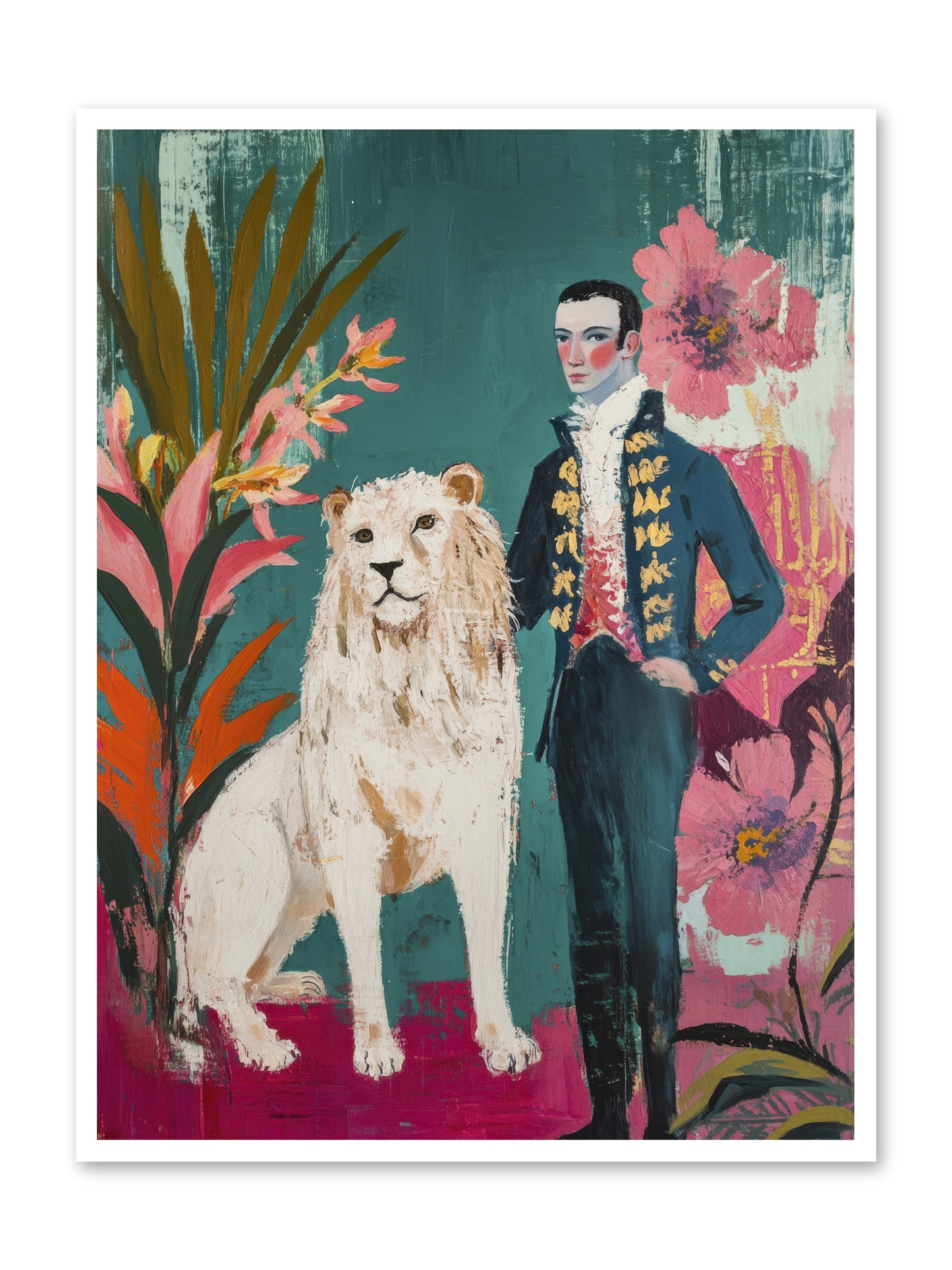 Crown & Mane -- Paper Print 36x48