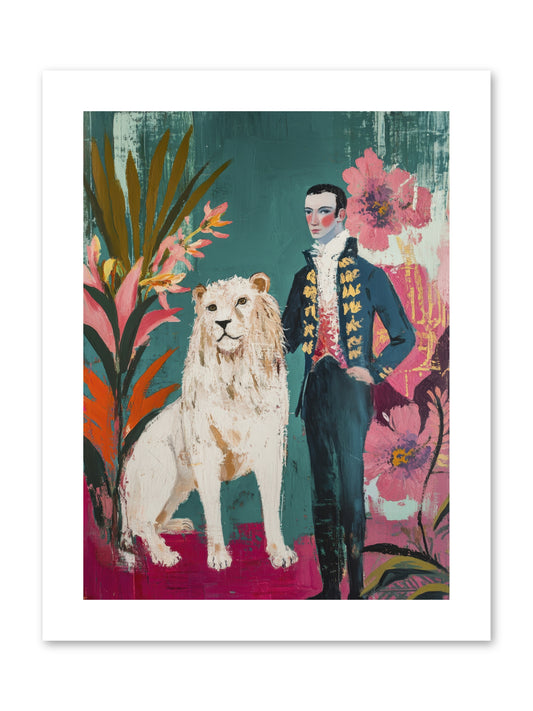 Crown & Mane -- Paper Print 9x12