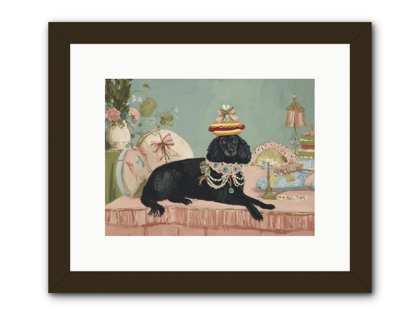 Crown of Untold Wishes -- Framed Print - Black 12x9