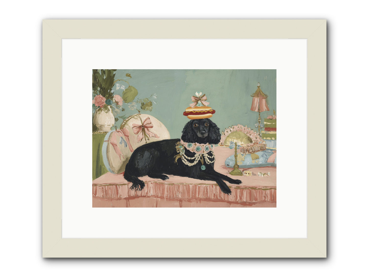 Crown of Untold Wishes -- Framed Print - White 12x9