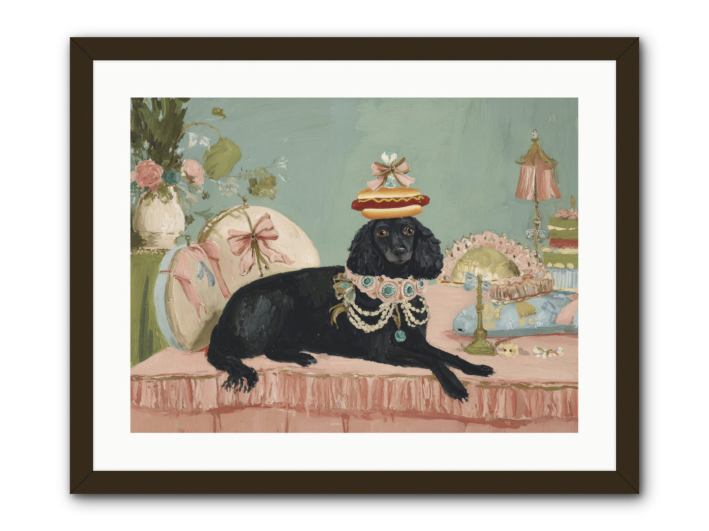 Crown of Untold Wishes -- Framed Print - Black 24x18