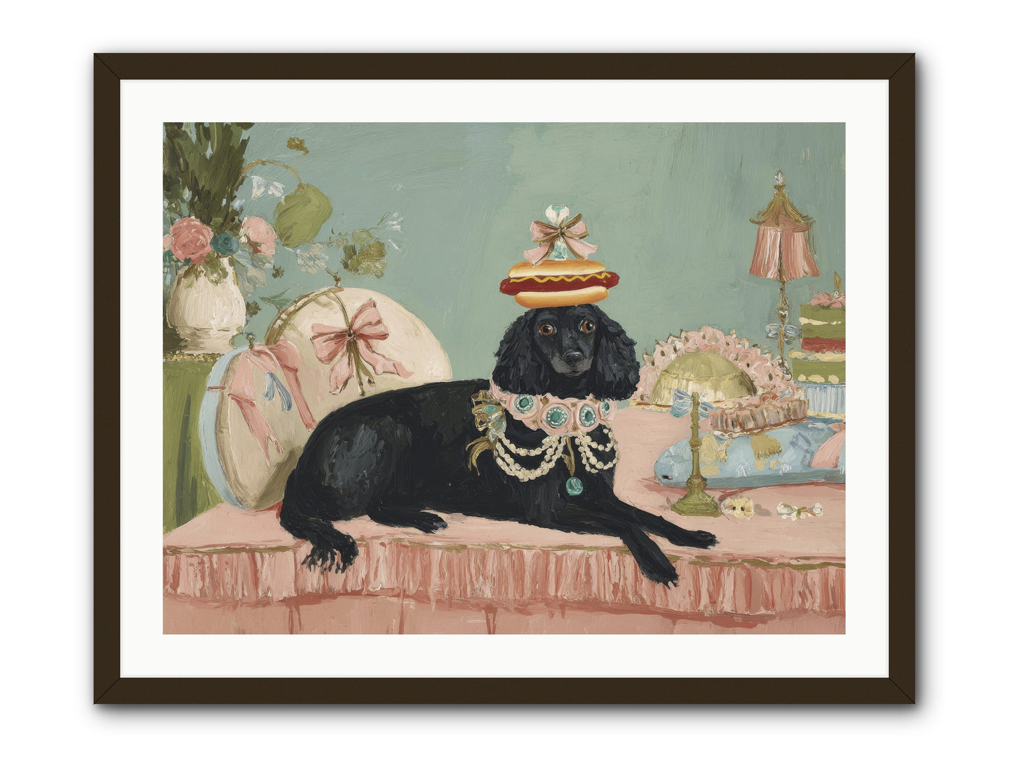 Crown of Untold Wishes -- Framed Print - Black 32x24