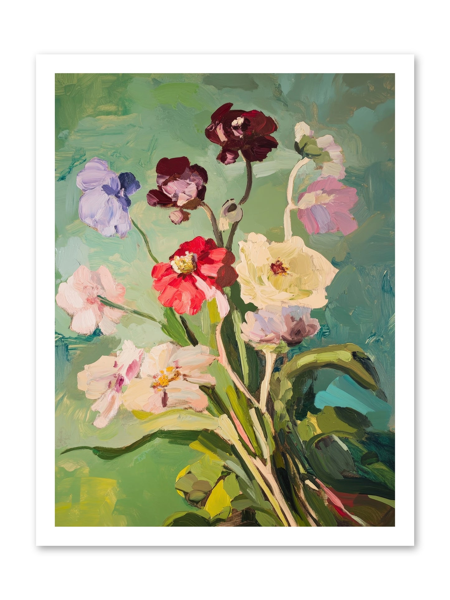 Crown of Wildflowers-REZ -- Paper Print 18x24