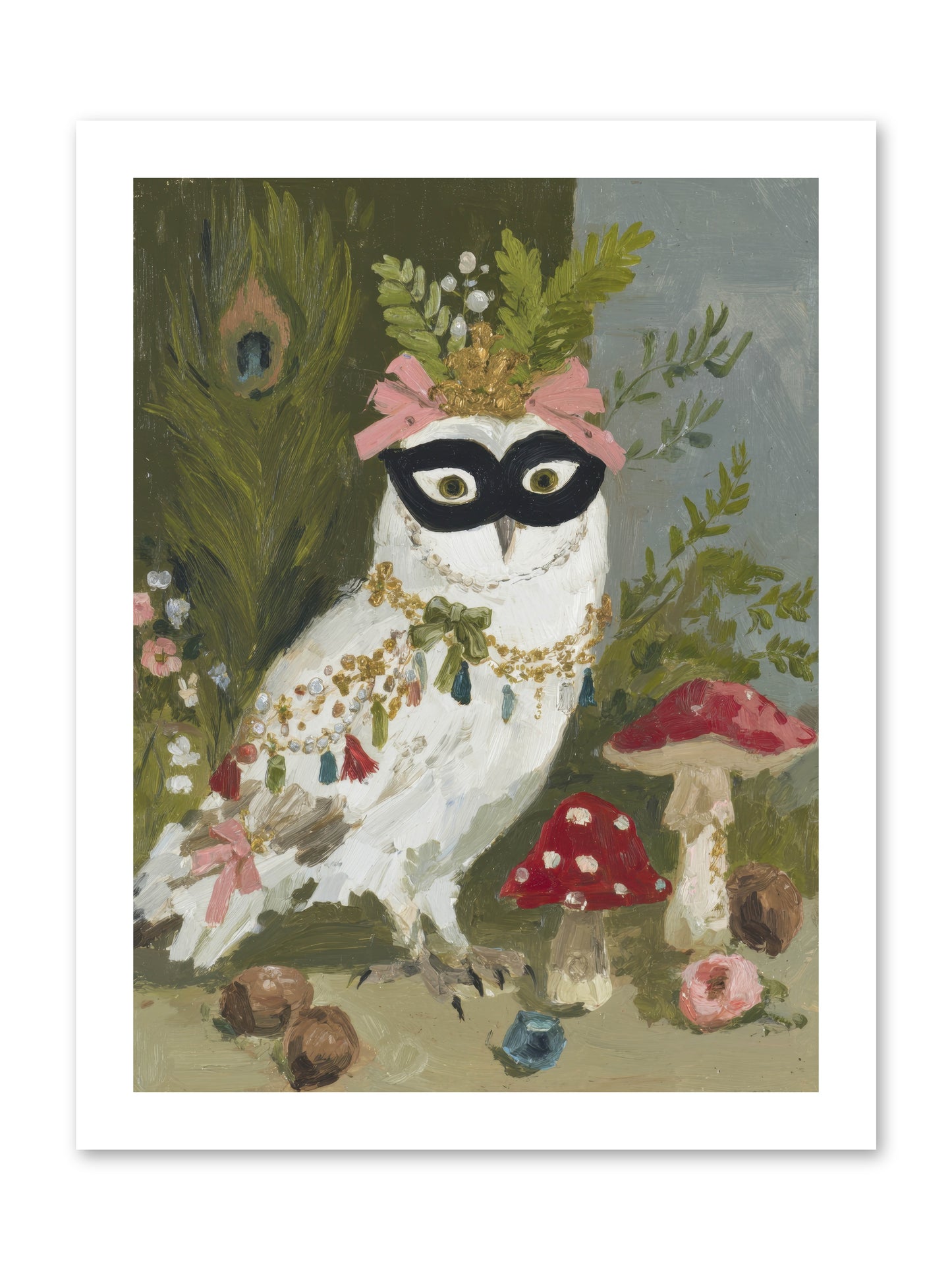 Crowned in Bliss -- Paper Print 12x16