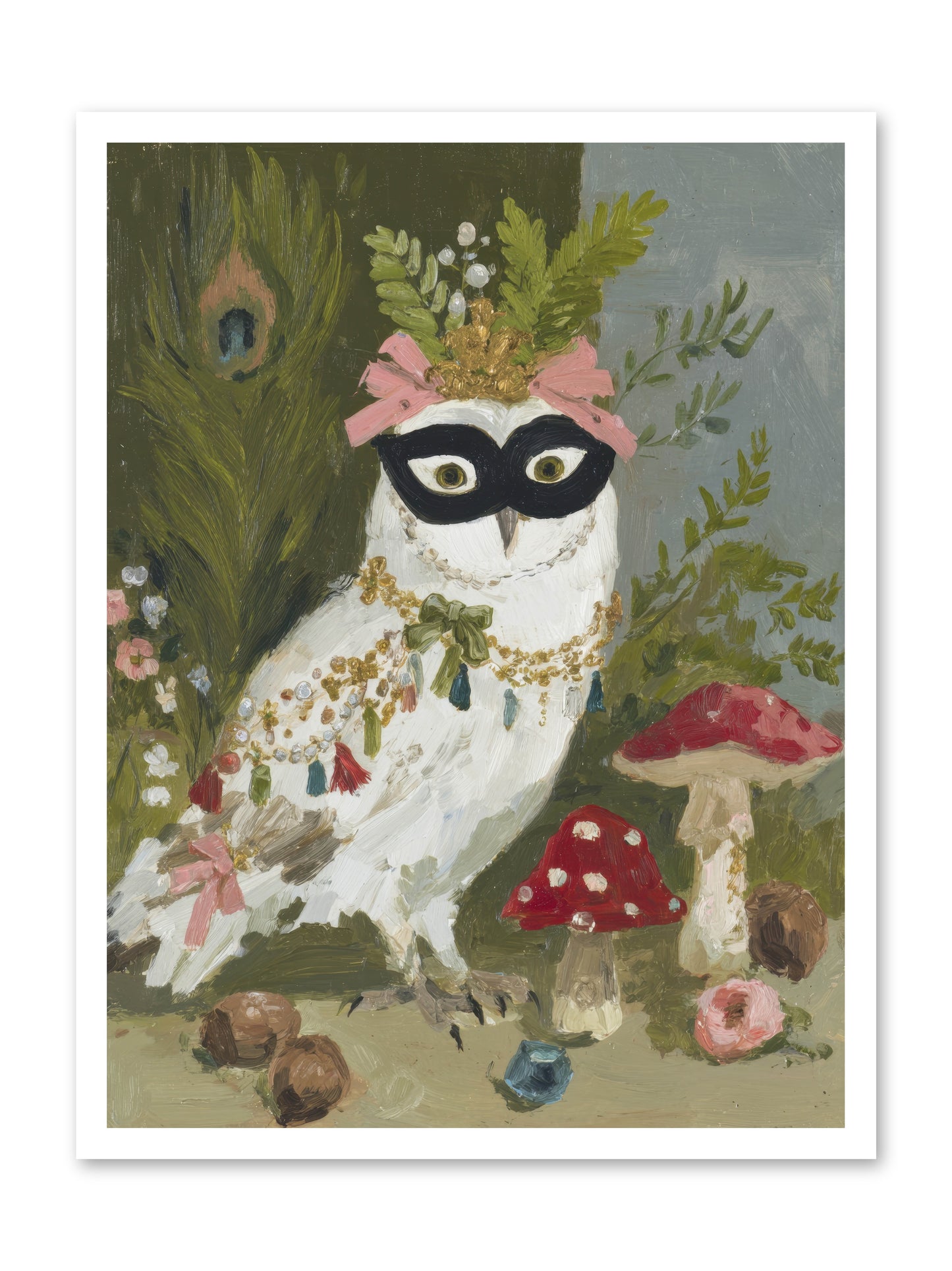 Crowned in Bliss -- Loose Canvas Print 24x32