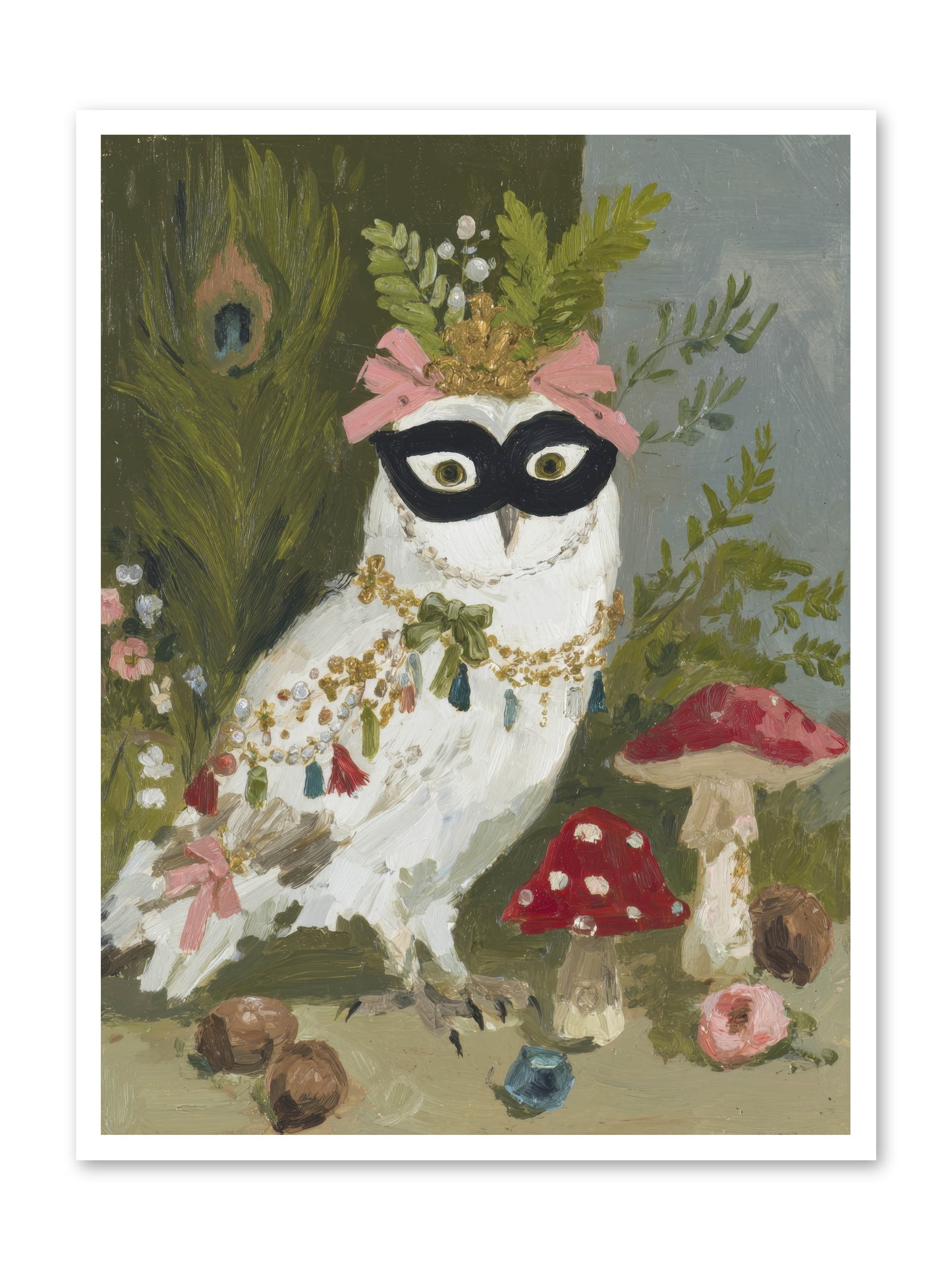 Crowned in Bliss -- Paper Print 30x40