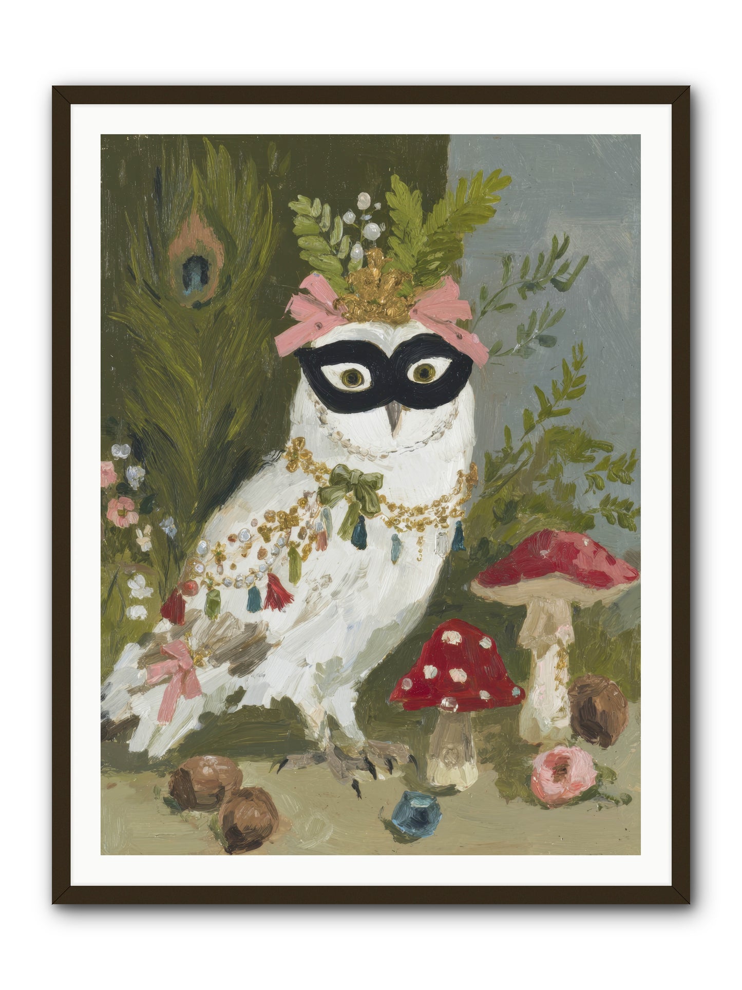 Crowned in Bliss -- Framed Print - Black 36x48