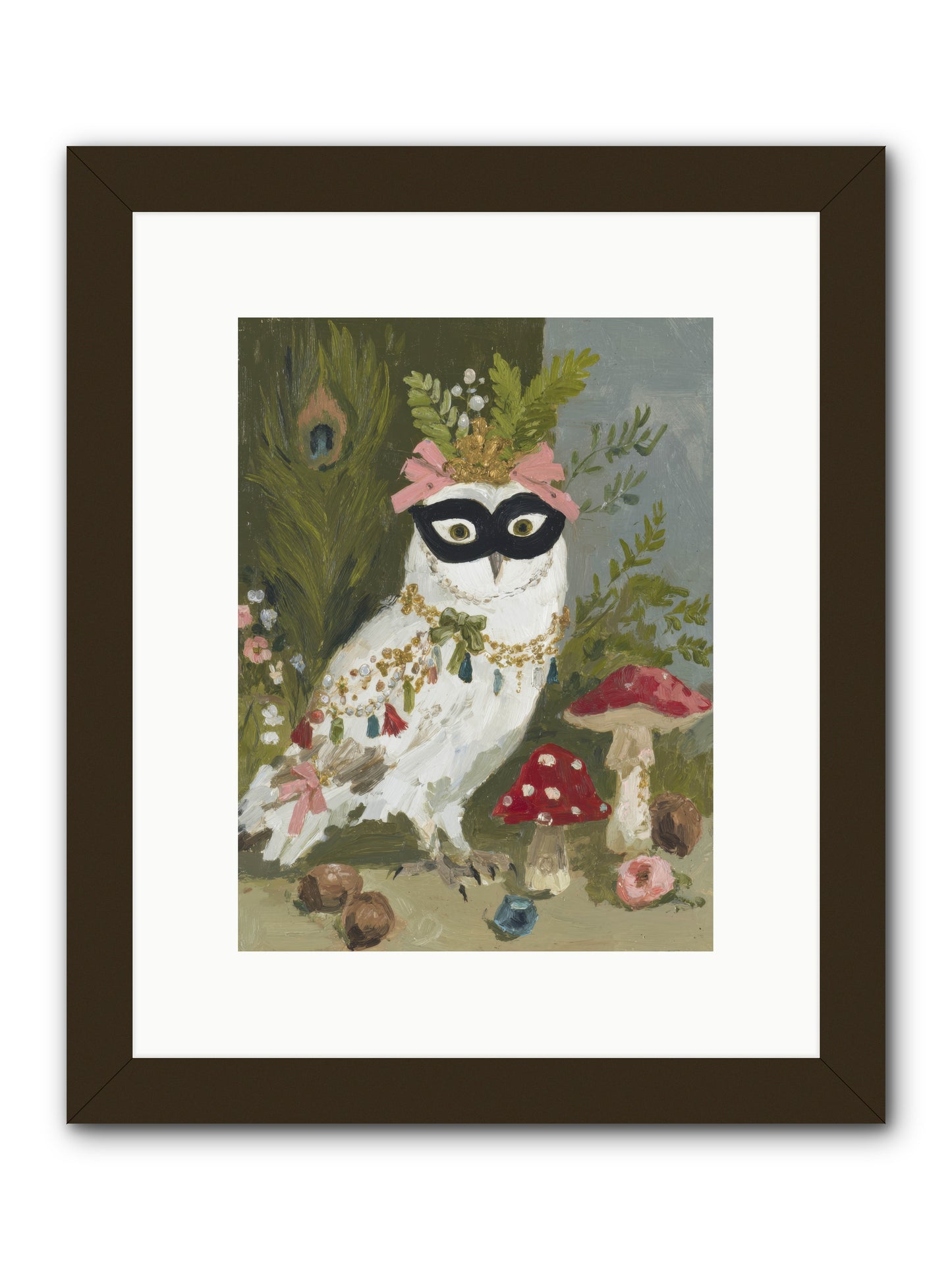 Crowned in Bliss -- Framed Print - Black 9x12