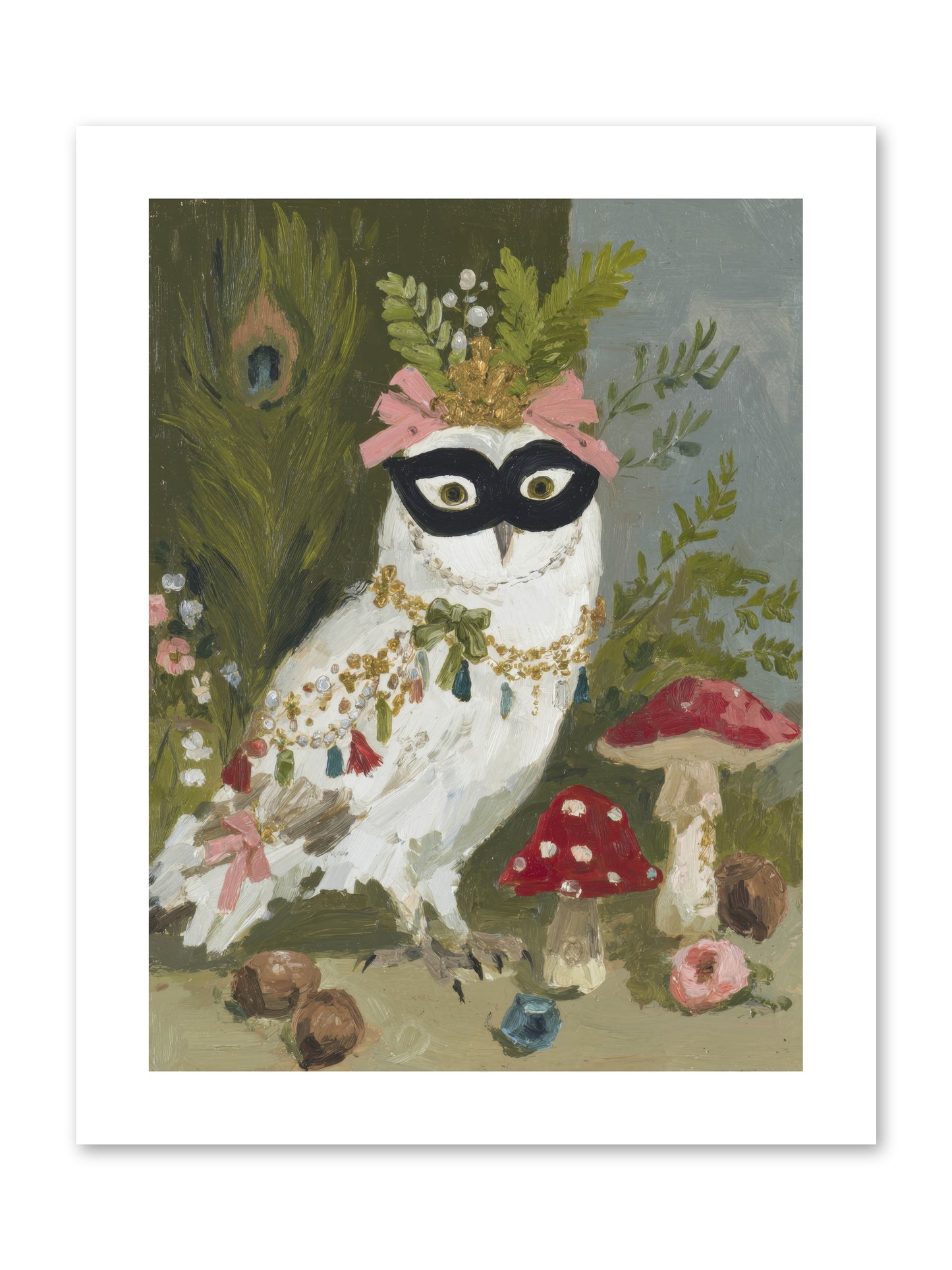 Crowned in Bliss -- Paper Print 9x12