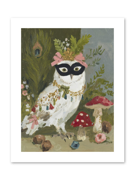 Crowned in Bliss -- Paper Print 9x12