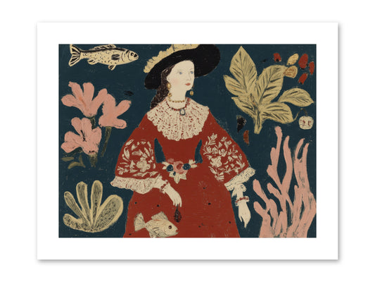 Crowns Were Optional -- Paper Print 12x9
