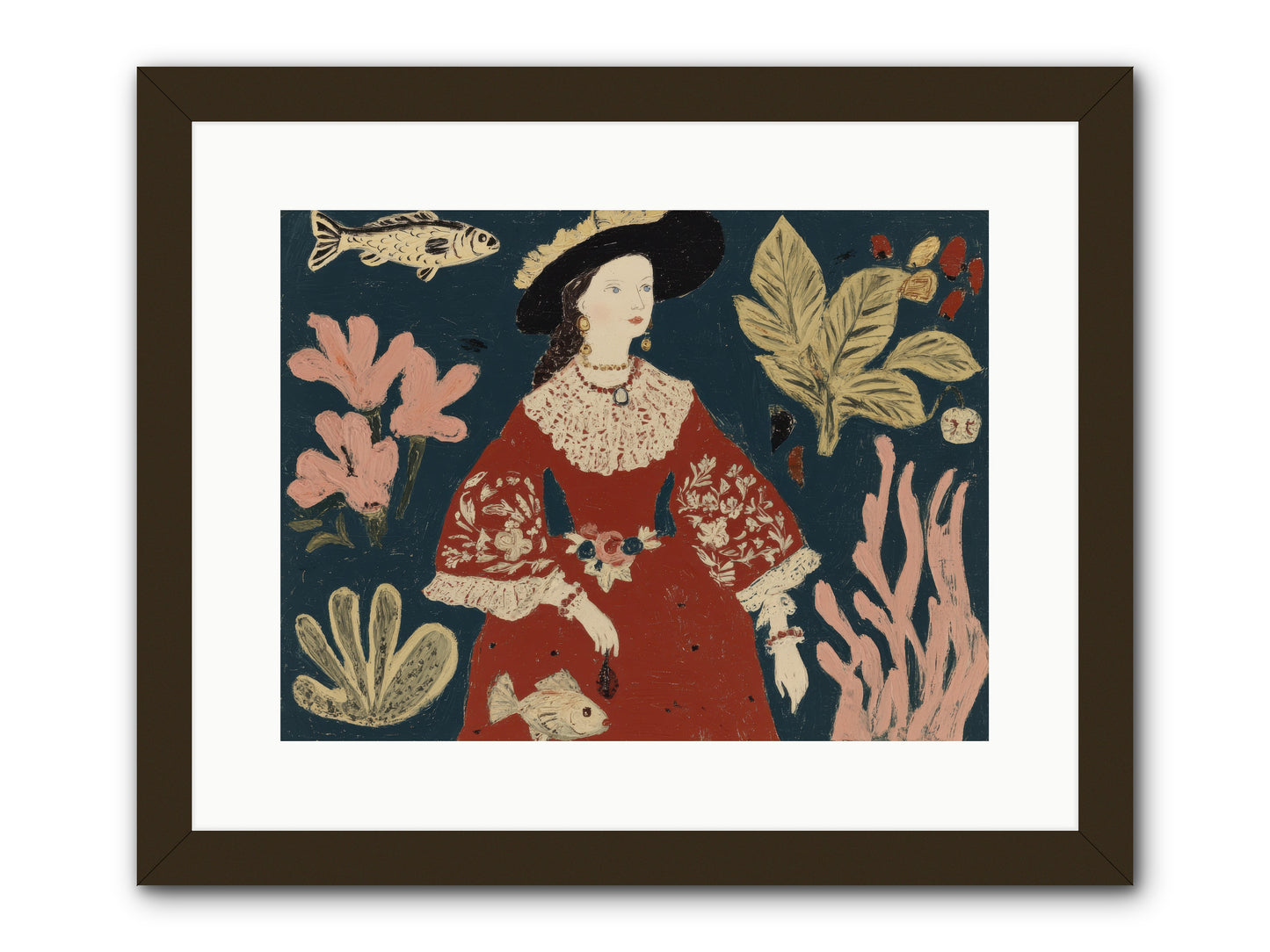 Crowns Were Optional -- Framed Print - Black 16x12